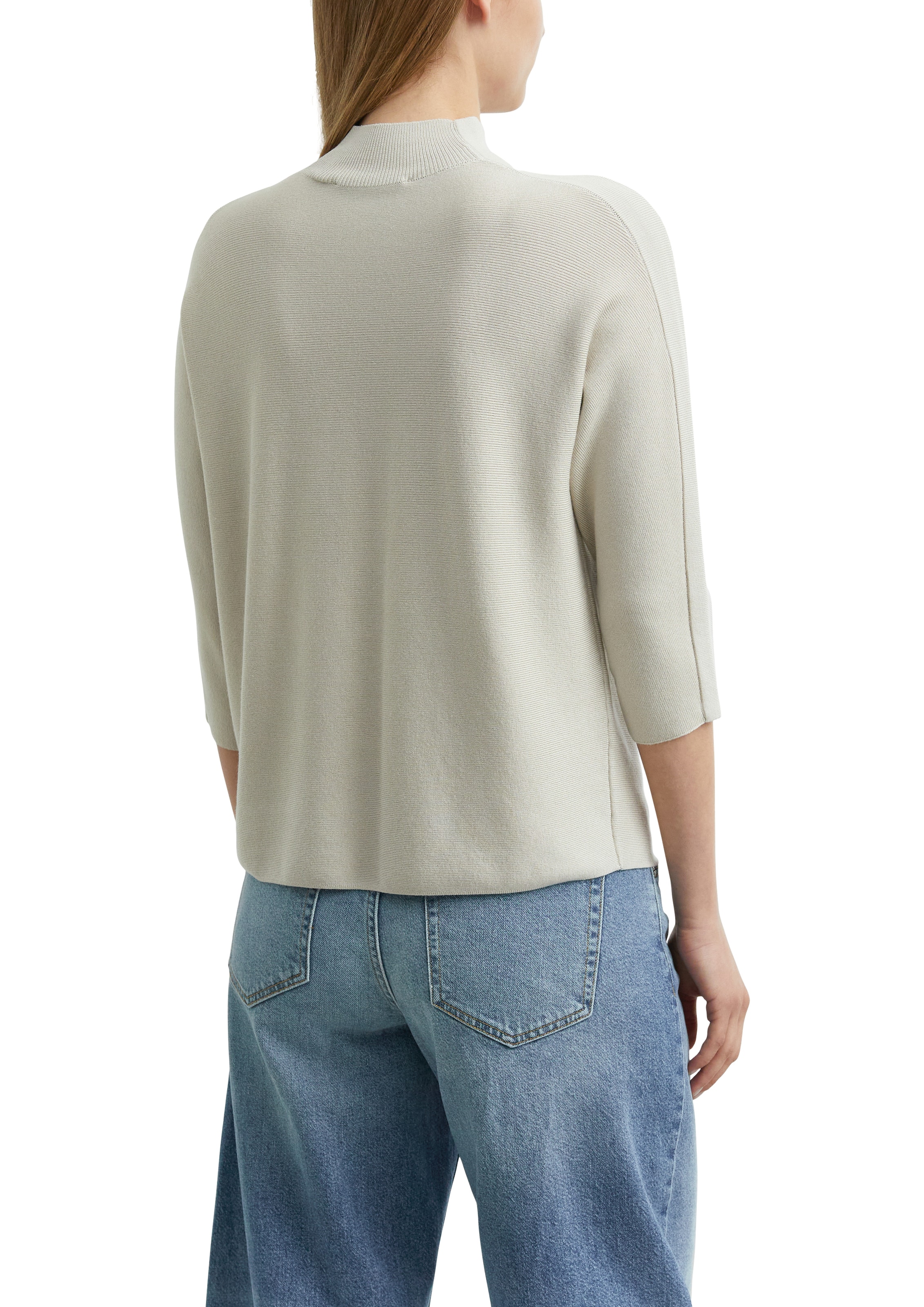 Comma Stehkragenpullover 3/4 Ärmel, Viskosemix