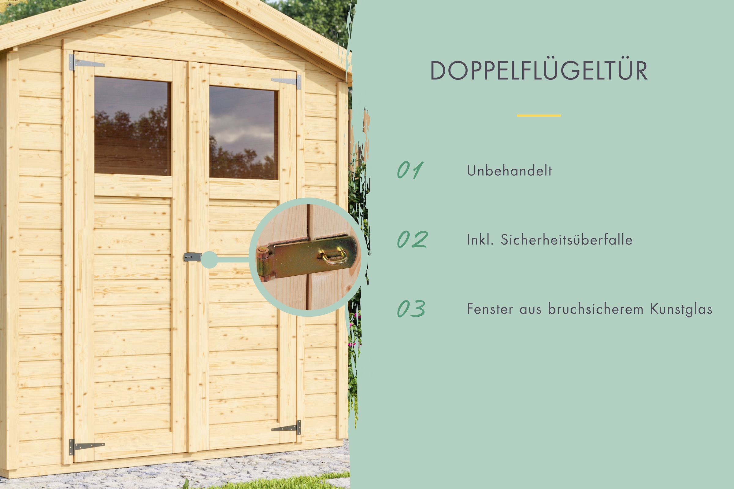 KONIFERA Gartenhaus »Socorro 0«