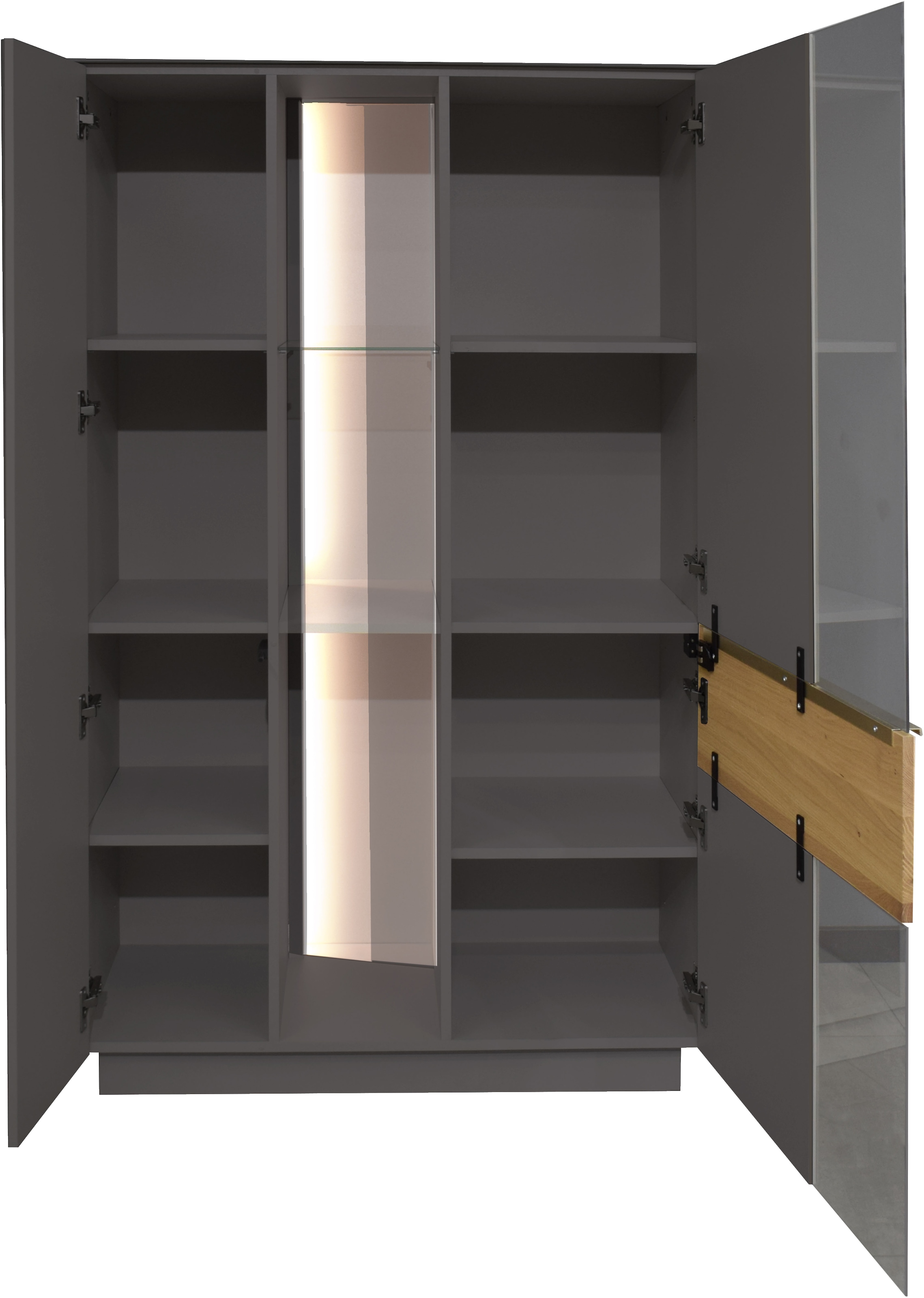 Mäusbacher Highboard »Nova« Highboard, BHT 96/151/42 cm, inkl. Griffbeleuchtung, Türdämpfung