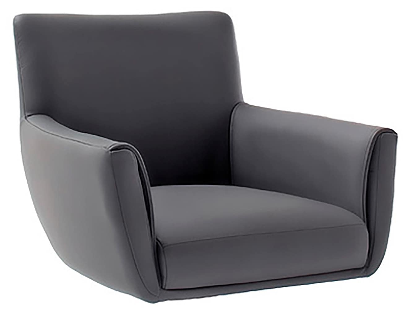 MCA furniture 4-Fußstuhl »WILSON Esszimmerstuhl, Armlehnstuhl, Polsterstuhl, modern«, (Set), 1 St., Leder, Stuhl, Armlehnenstuhl, drehbar, Taschenfederkern, belastbar 160 kg,XXL