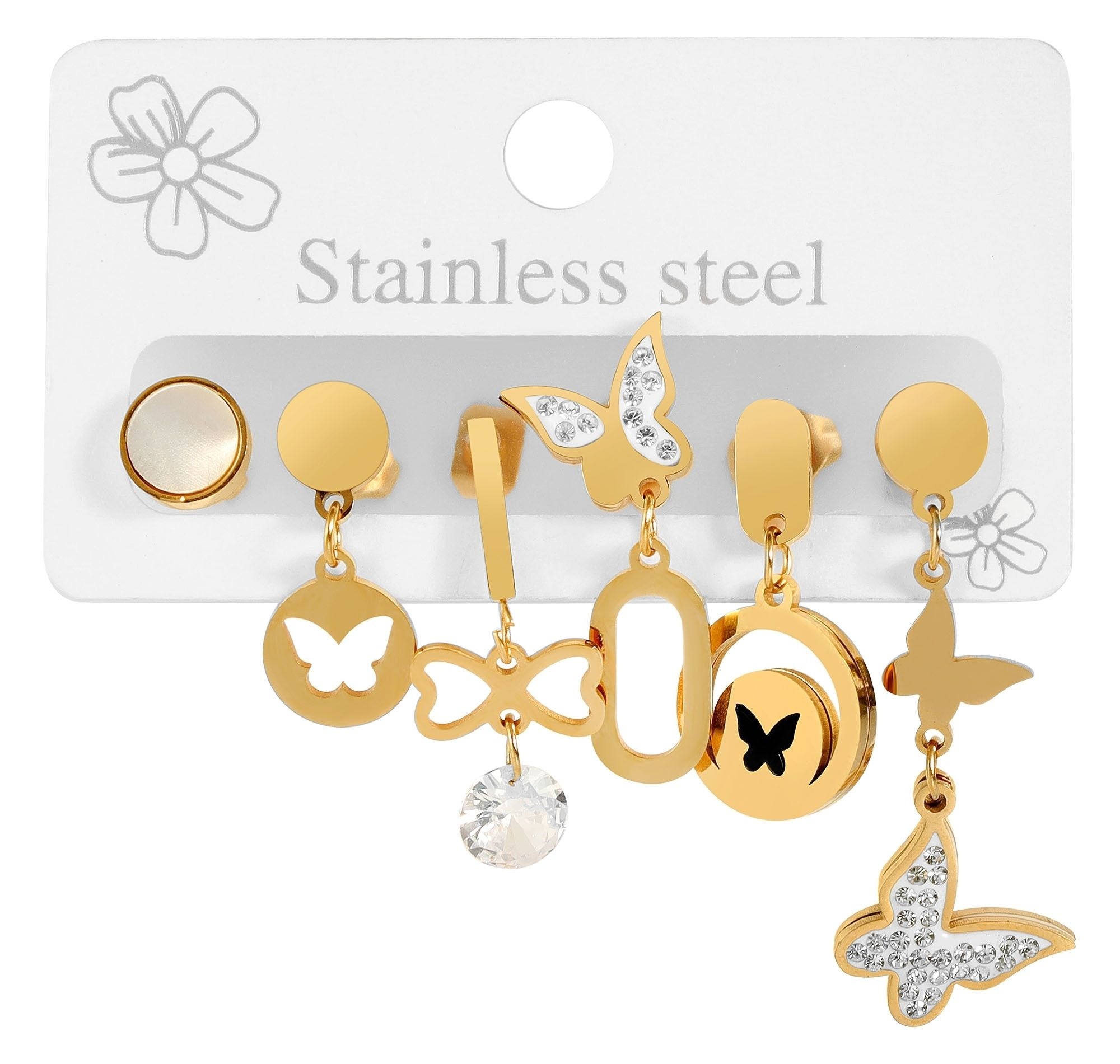 Adelia´s Kettenanhänger »Damen Anhänger ¿ Anhänger aus Edelstahl mit Perlmutt«