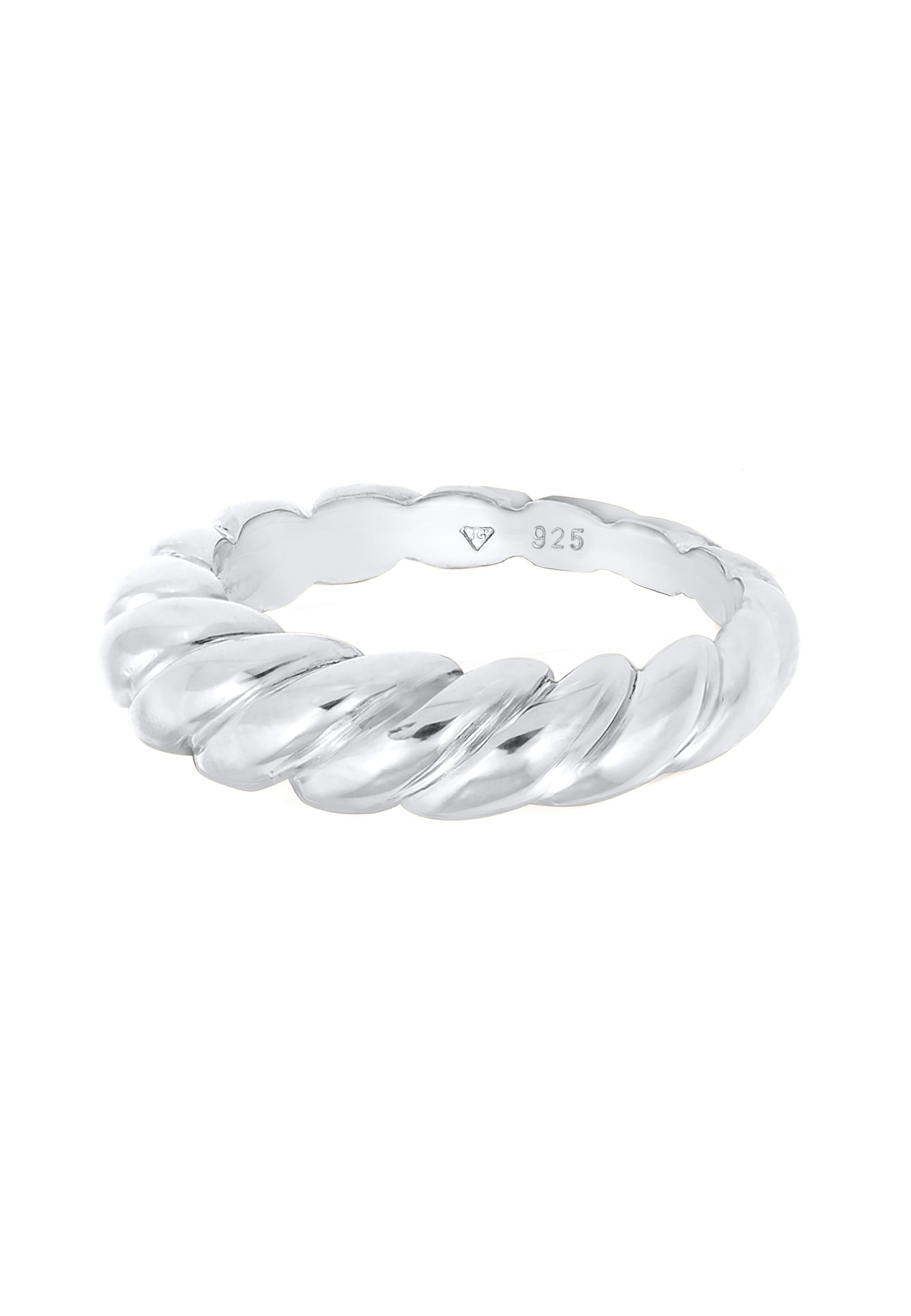 Elli Silberring »Ring Twisted Gedreht Bandring 925 Silber«
