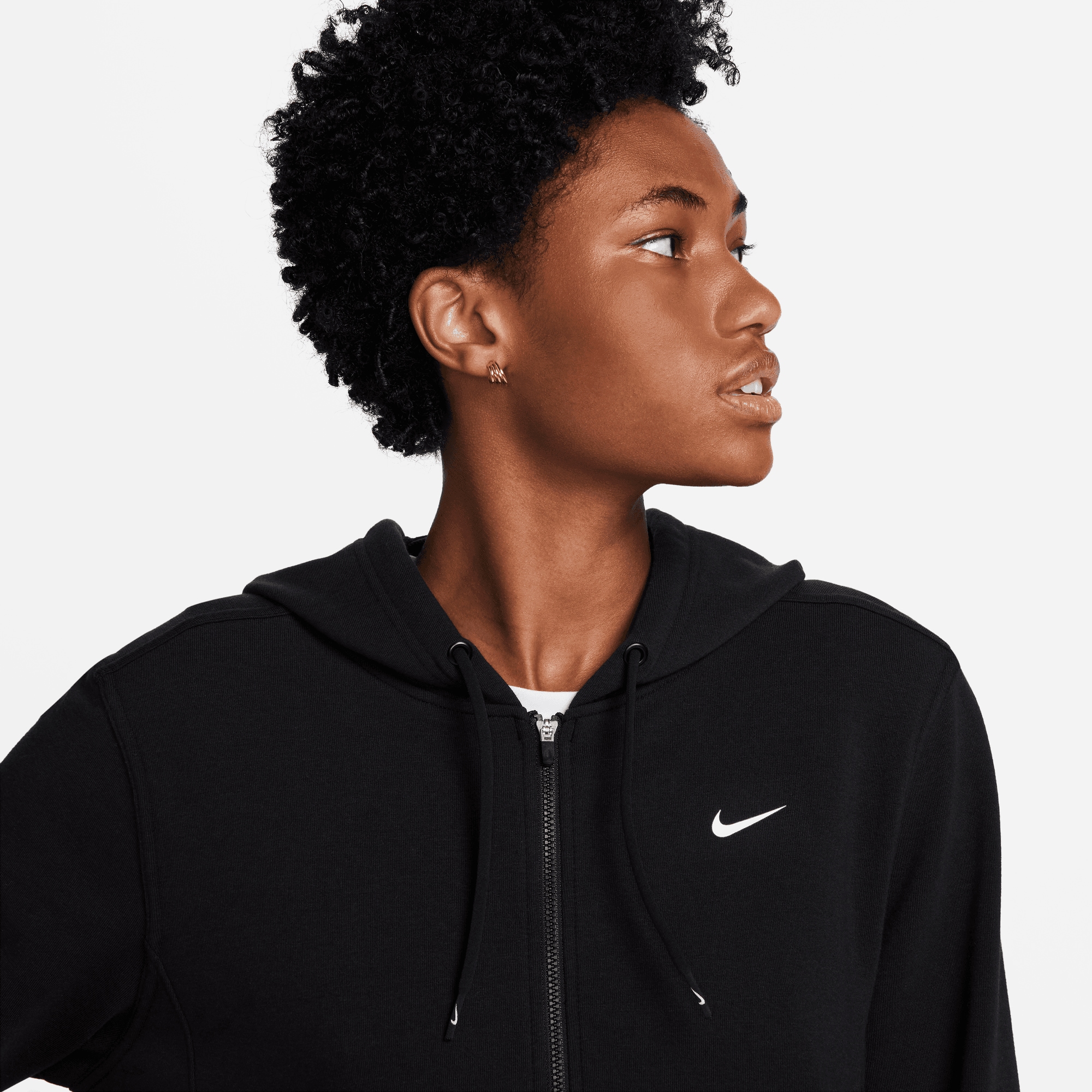 Nike Trainingsjacke »DRI-FIT ONE WOMEN'S FULL-ZIP HOODIE«