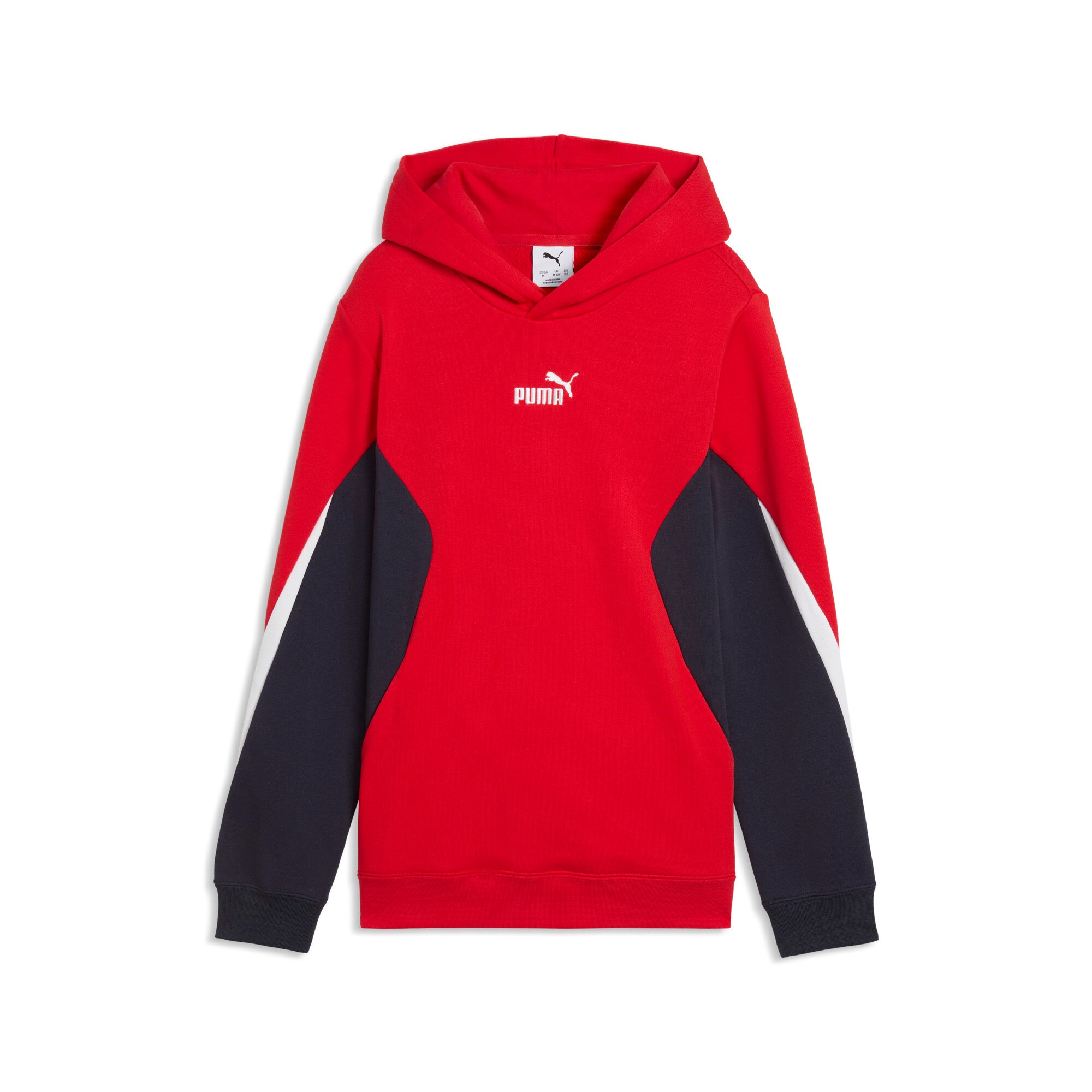 PUMA Kapuzensweatshirt »ESS BLOCK HOODIE TR B«, Regular Fit, für Jugendliche, aus Baumwollmischung, mit Kapuze
