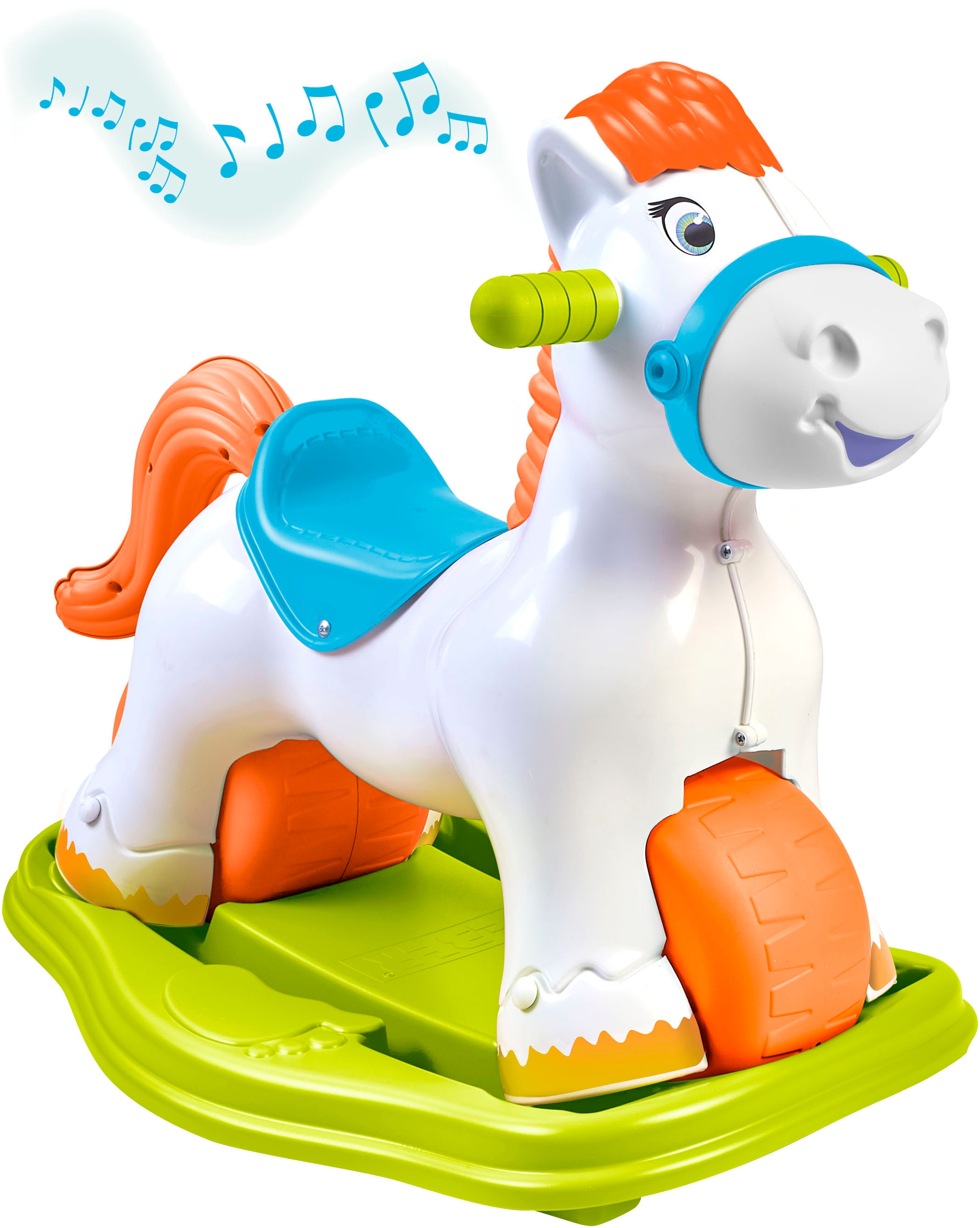 Feber Schaukelpferd »Ponyferber 2in1« mit Licht- und Soundeffekt; Made in Europe in bunt