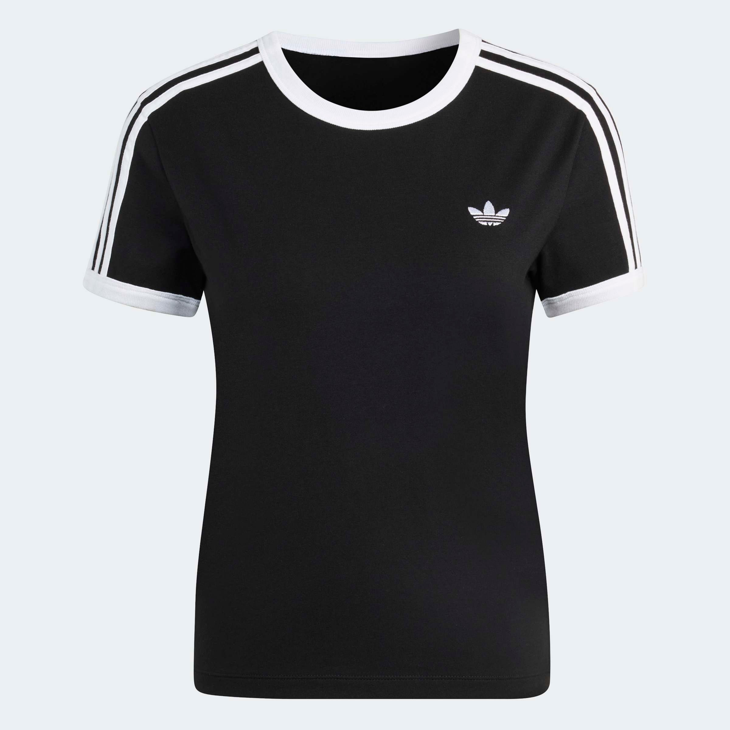 adidas Originals T-Shirt »3-STREIFEN SLIM« sanft anliegende Passform, ohne Verschluss, für sportlichen Look