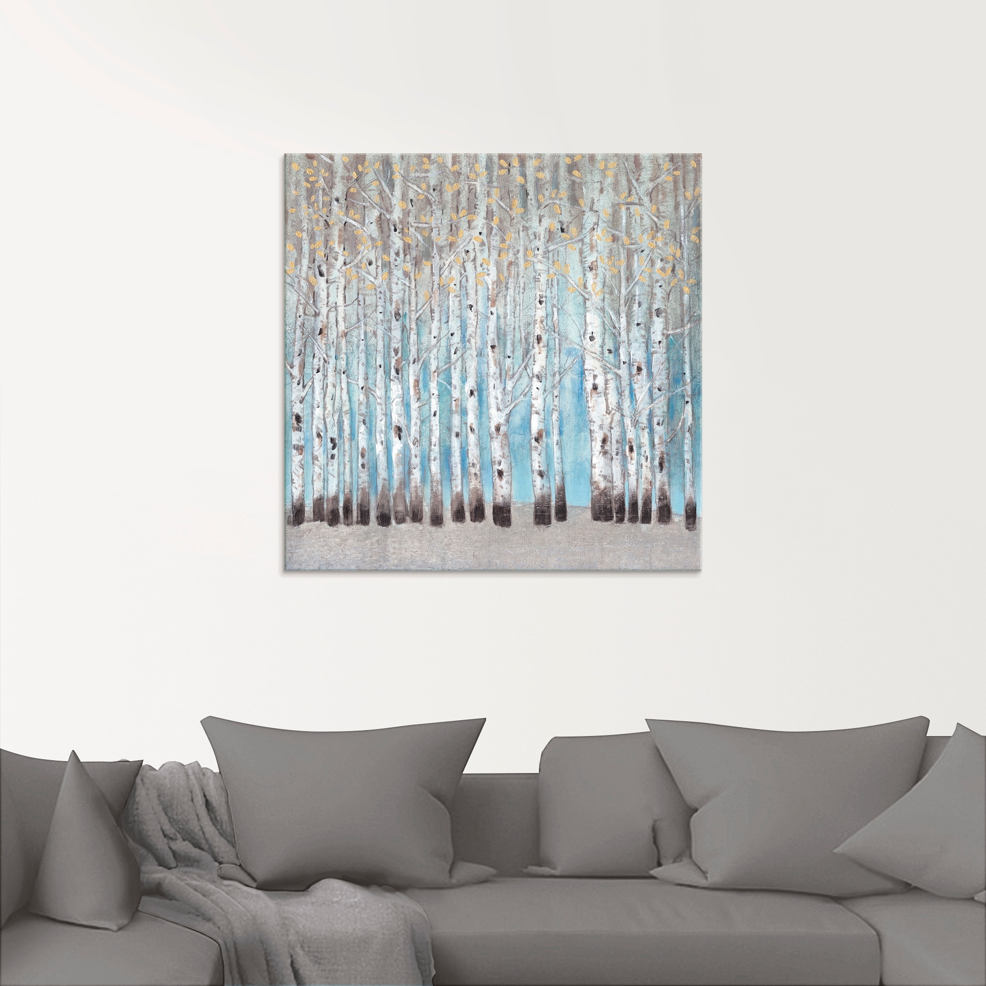 Artland Glasbild »In den Wald I«, Wald, (1 St.), in verschiedenen Größen