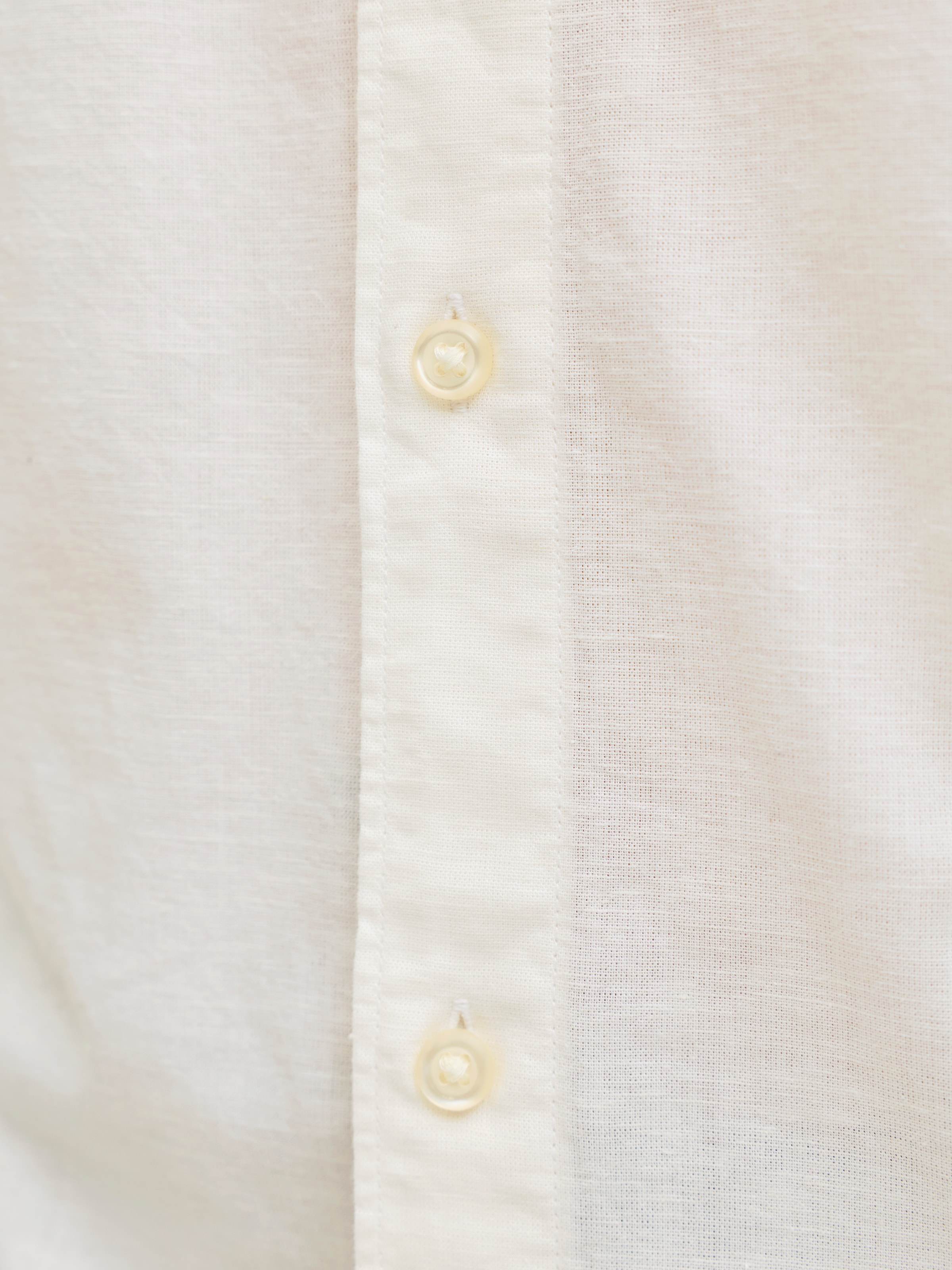 Jack & Jones Langarmhemd »JJEBREEZE LINEN BLEND SHIRT L/S SN« mit Knopfleiste