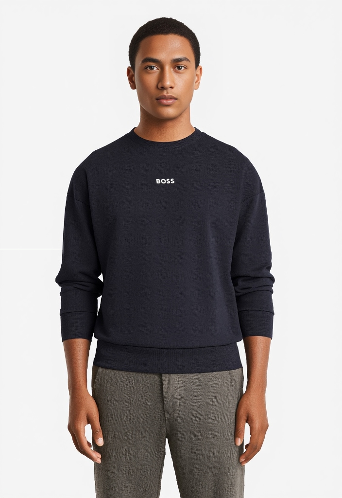 BOSS GREEN Sweatshirt »Stenson«, oversize fit, Rundhalsausschnitt
