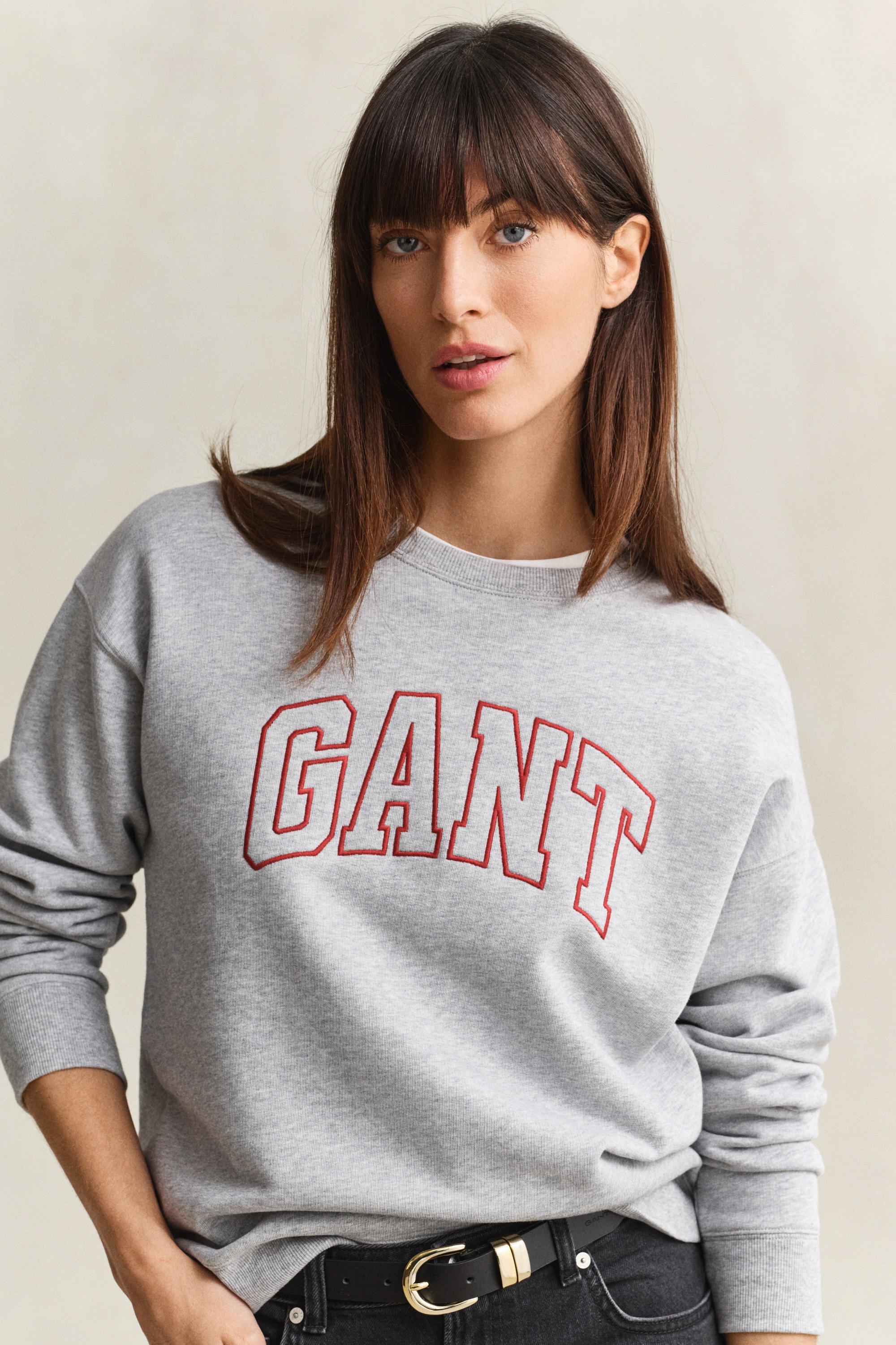 Gant Sweatshirt »GRAPHIC C-NECK SWEAT«, Relaxed fit mit Rundhalsausschnitt
