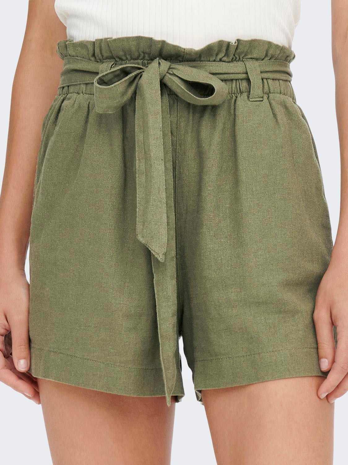 JDY Shorts »JDYSAY MW LINEN SHORTS WVN NOOS«