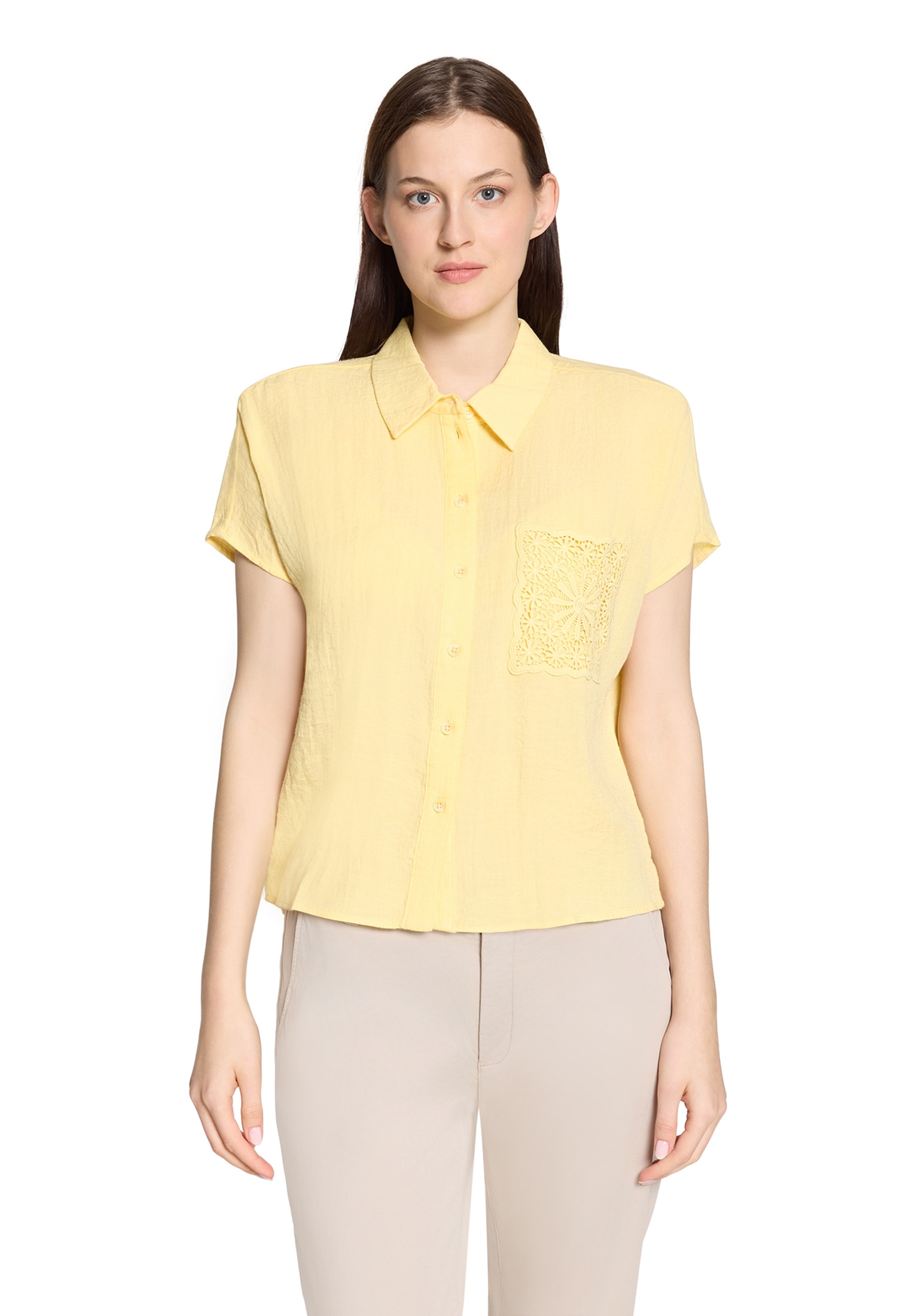 Cartoon Klassische Bluse »Oversize-Bluse mit aufgesetzter Brusttasche«