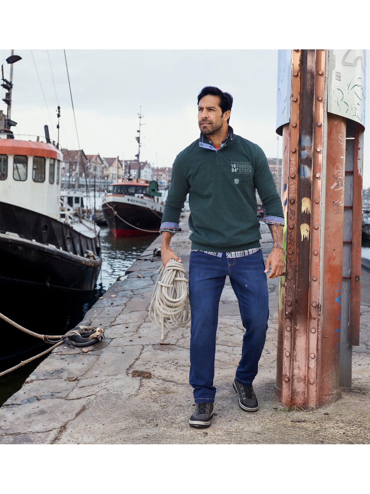 Jan Vanderstorm Sweatshirt »Sweatshirt MAGNUSDAL«