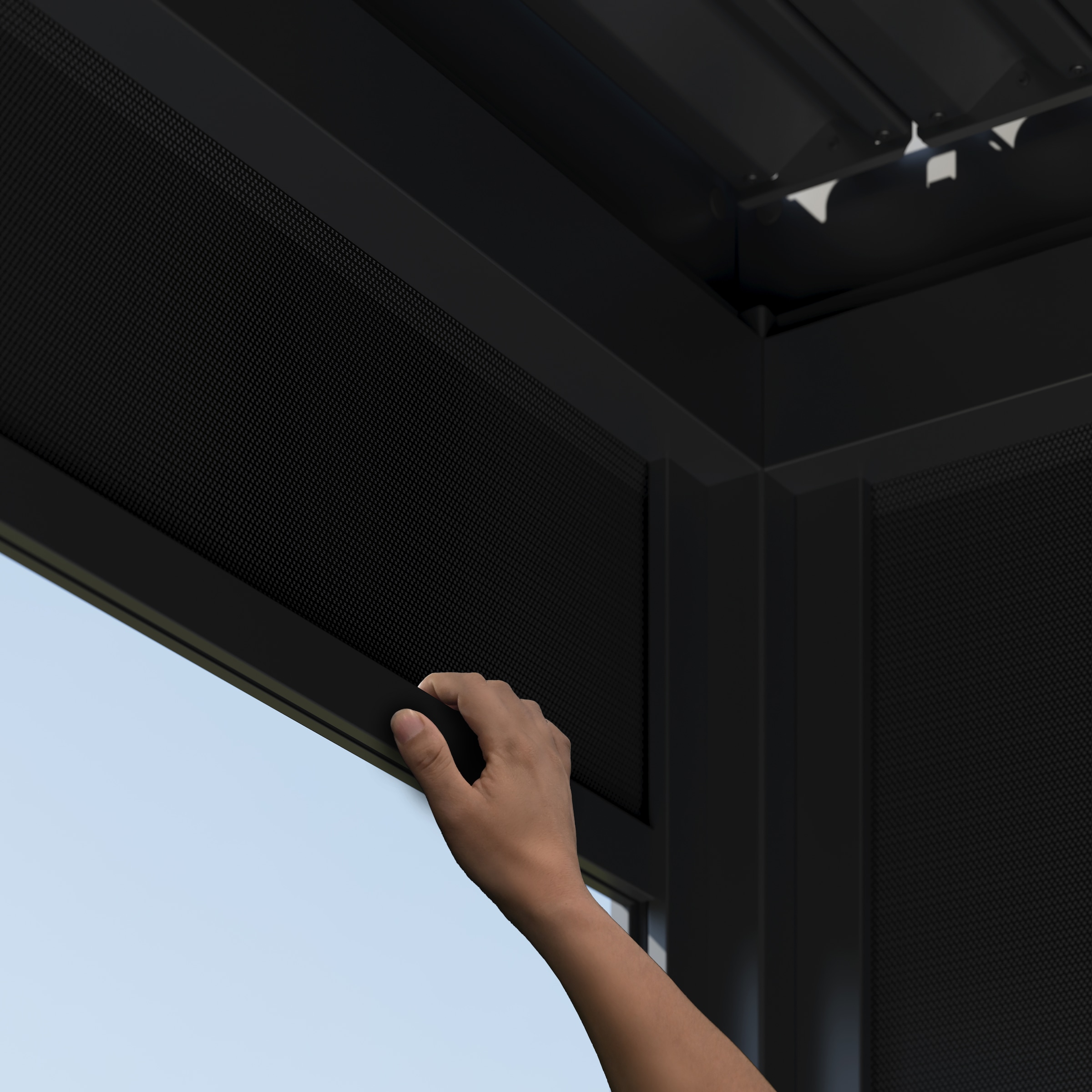 Paragon Pavillonseitenteil »für Pergola Grand Tuscan 10 Grau«