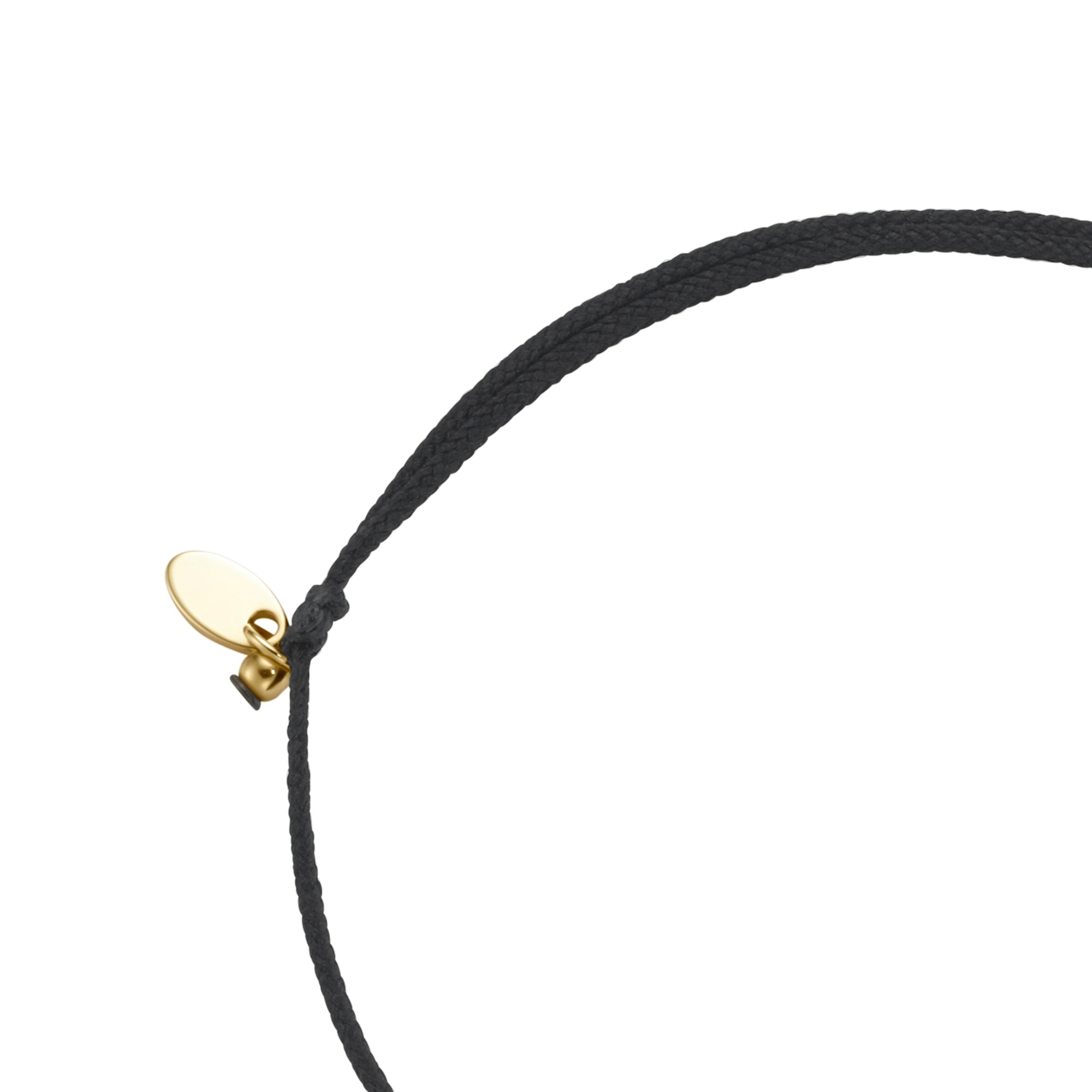 Luigi Merano Armband »Armband Textilband mit Stäbchen, Gold 375«