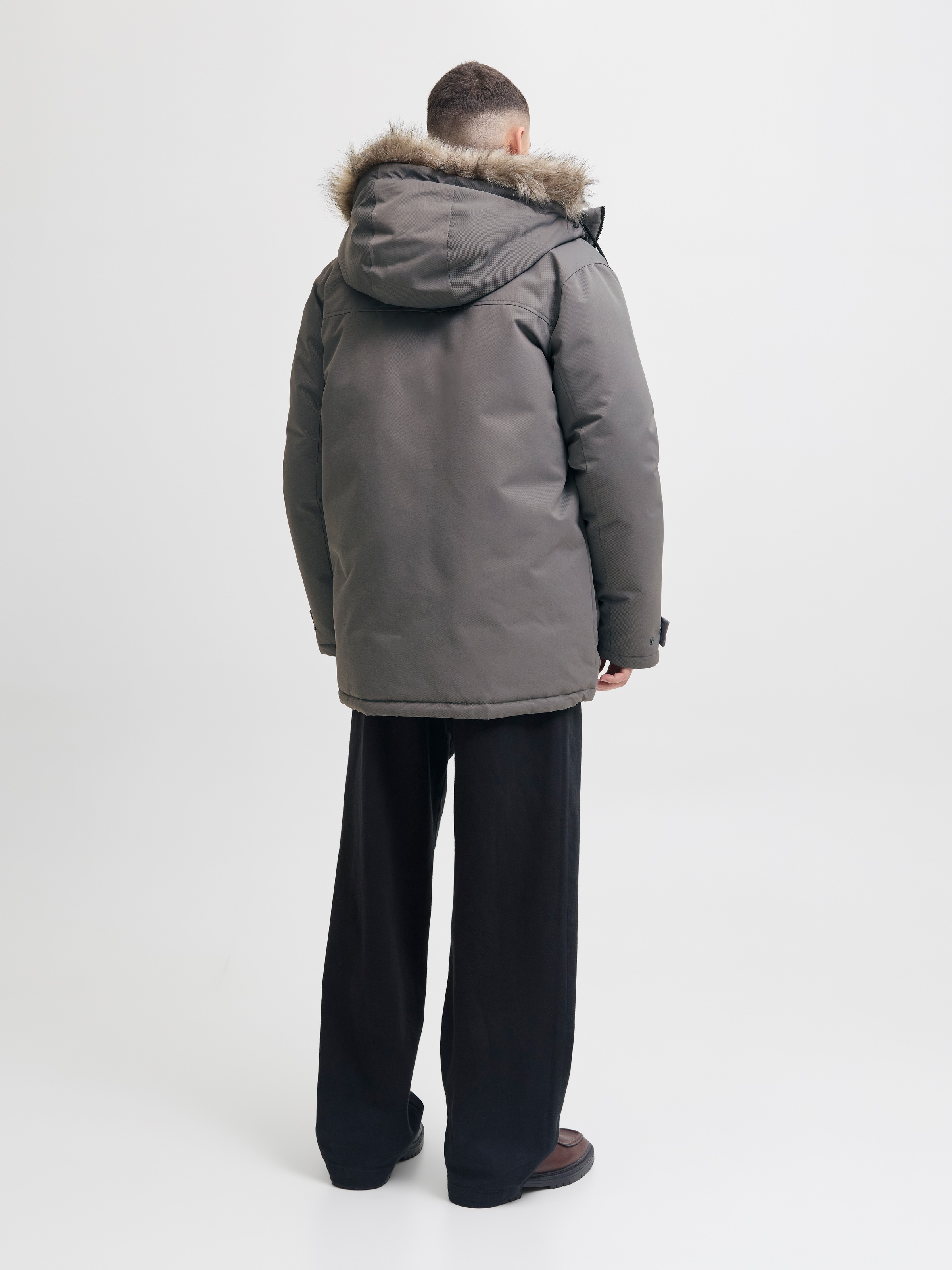 Jack & Jones Parka »JJCHARLIE DETACHABLE FAUX FUR PARKA« mit Kapuze