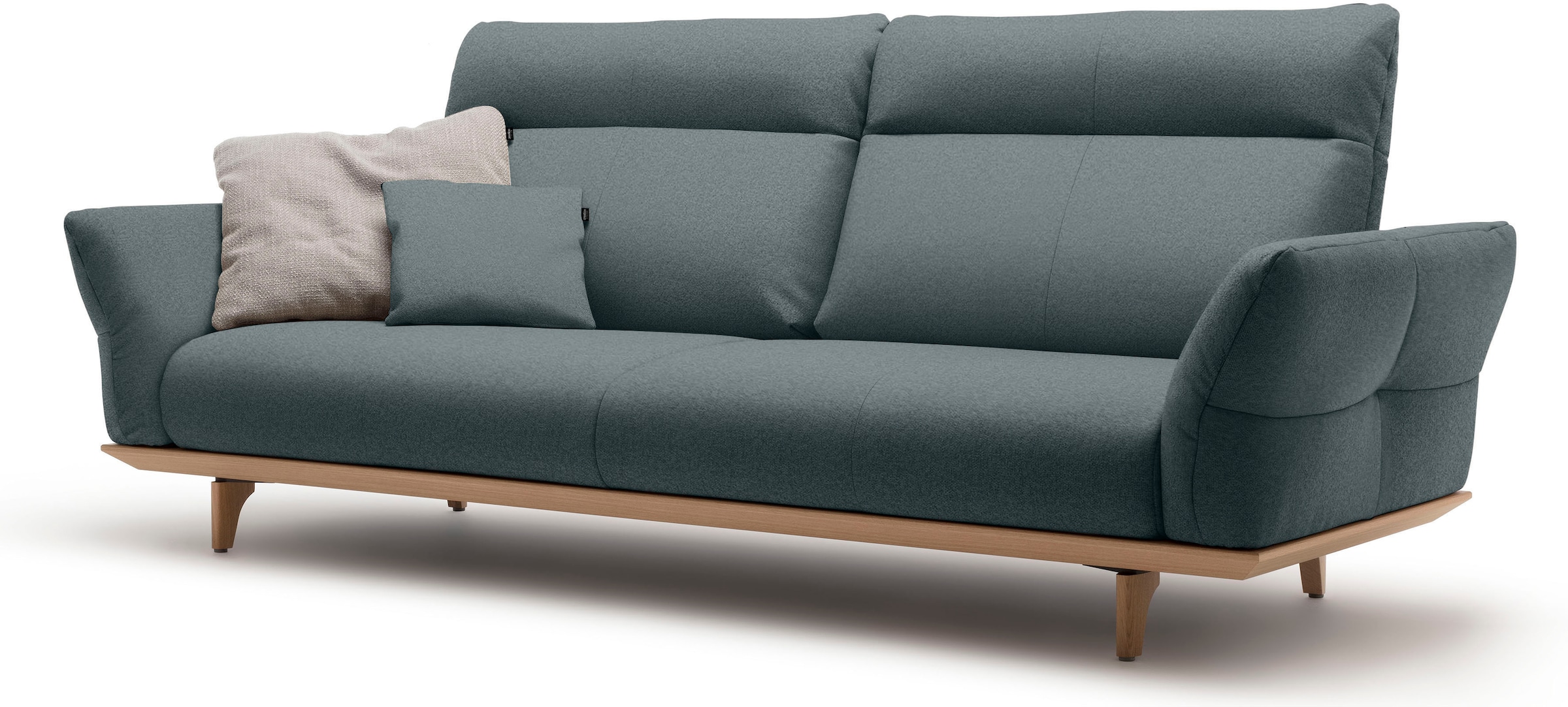 Creation BY ROLF BENZ 3,5-Sitzer »CR.460« Sockel in Eiche, Füße Eiche natur, Breite 228 cm