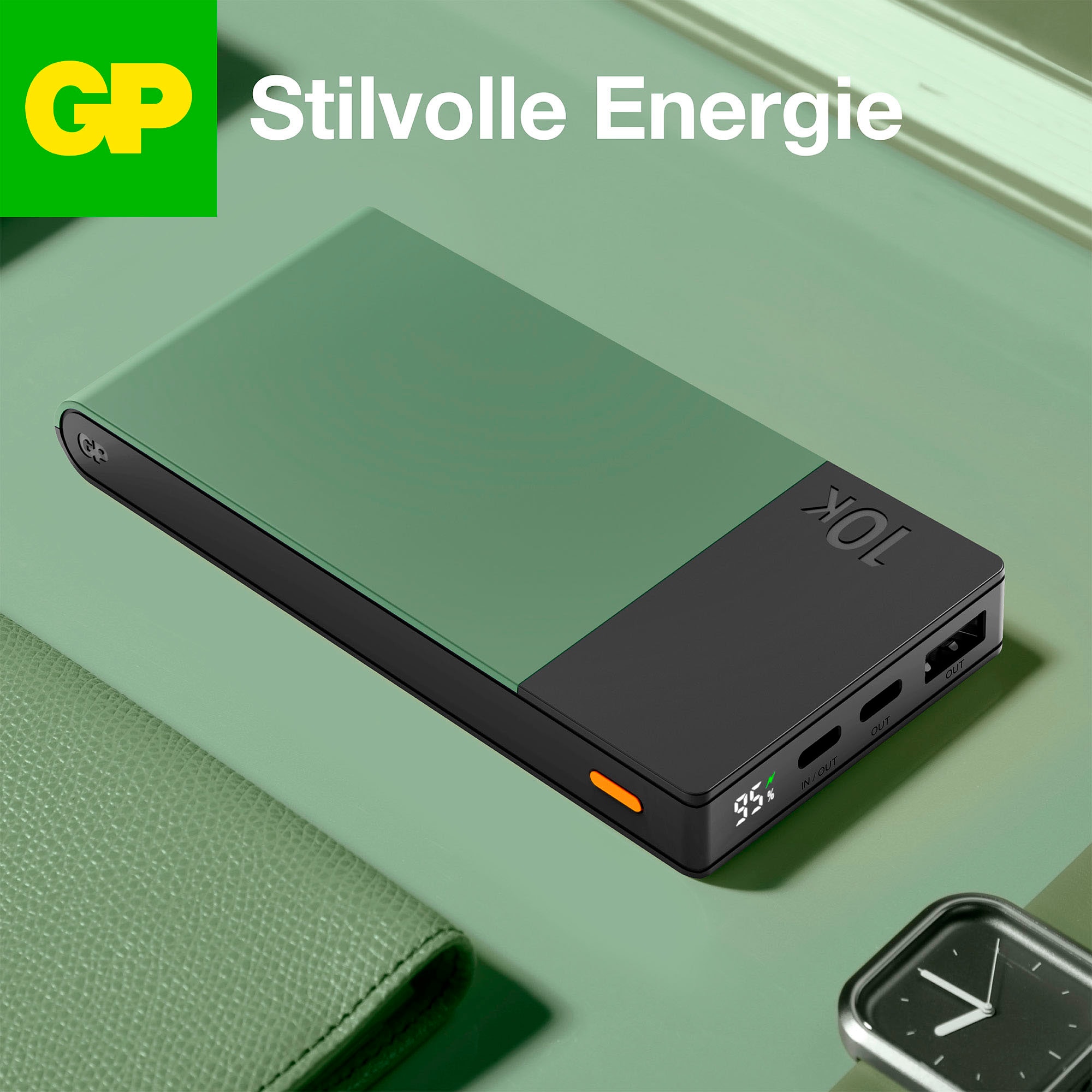 GP Batteries Powerbank »M2+, 10.000 mAh«, 10000 mAh