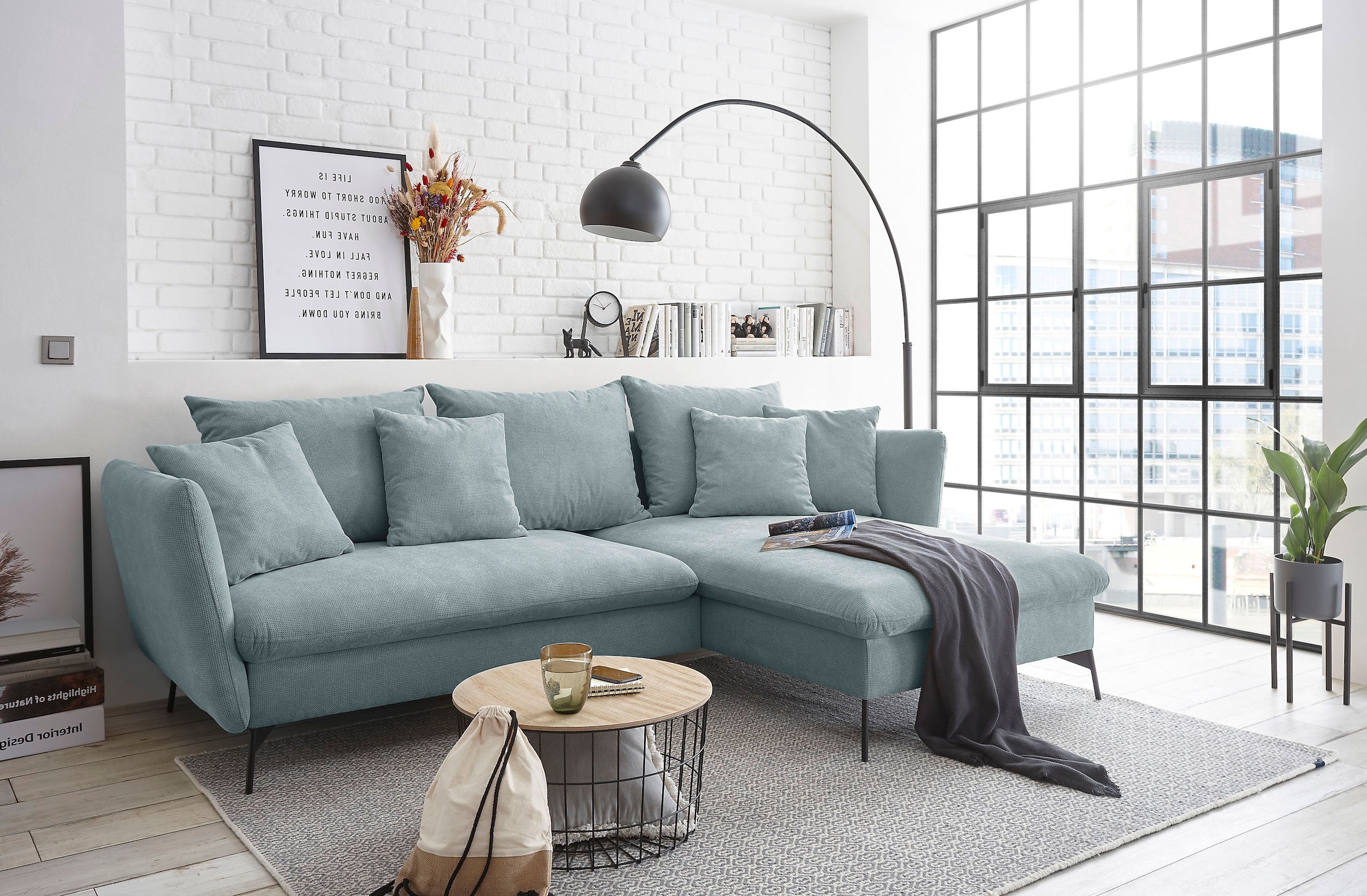 andas Ecksofa »LIVORNO«, mit Bettfunktion und Bettkasten kaufen im OTTO  Online Shop