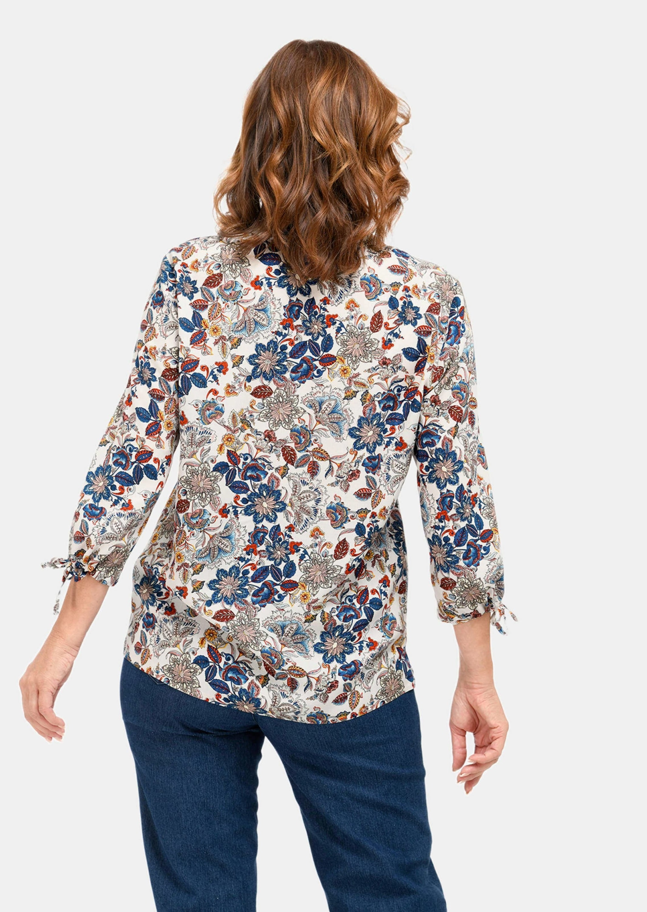 GOLDNER Druckbluse »Trageangenehme Druckbluse aus Viskose«