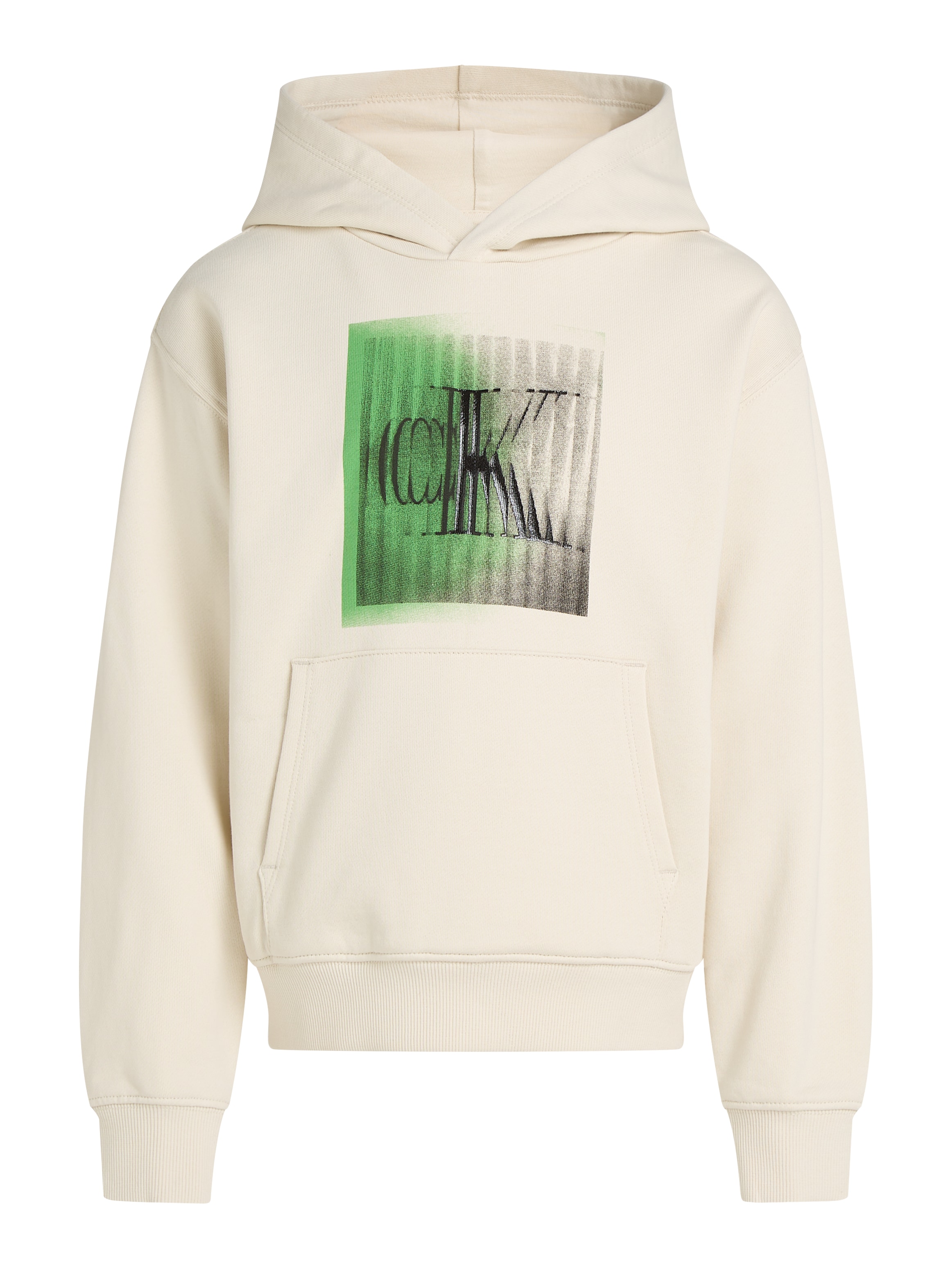 Calvin Klein Jeans Sweatshirt »LARGE SHIFTED CK HOODIE«, für Kinder bis 16 Jahre mit Logoprägung