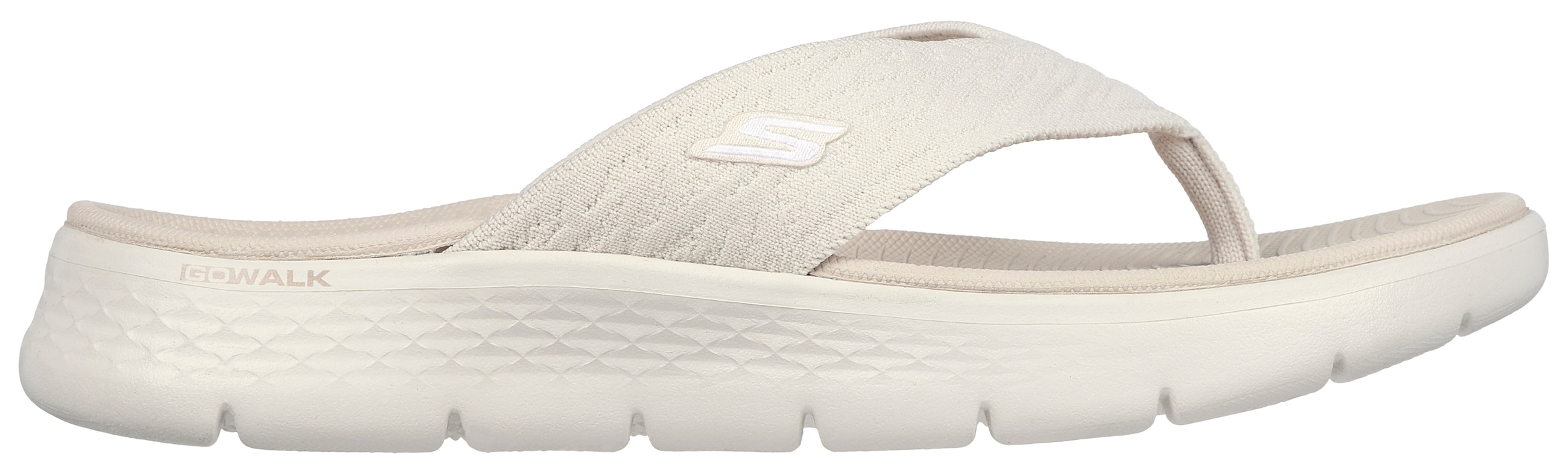 Skechers Zehentrenner »GO WALK FLEX SANDAL-SPLENDOR-X«, Sommerschuh, Schlappen, Poolsildes mit Goga Mat Footbed