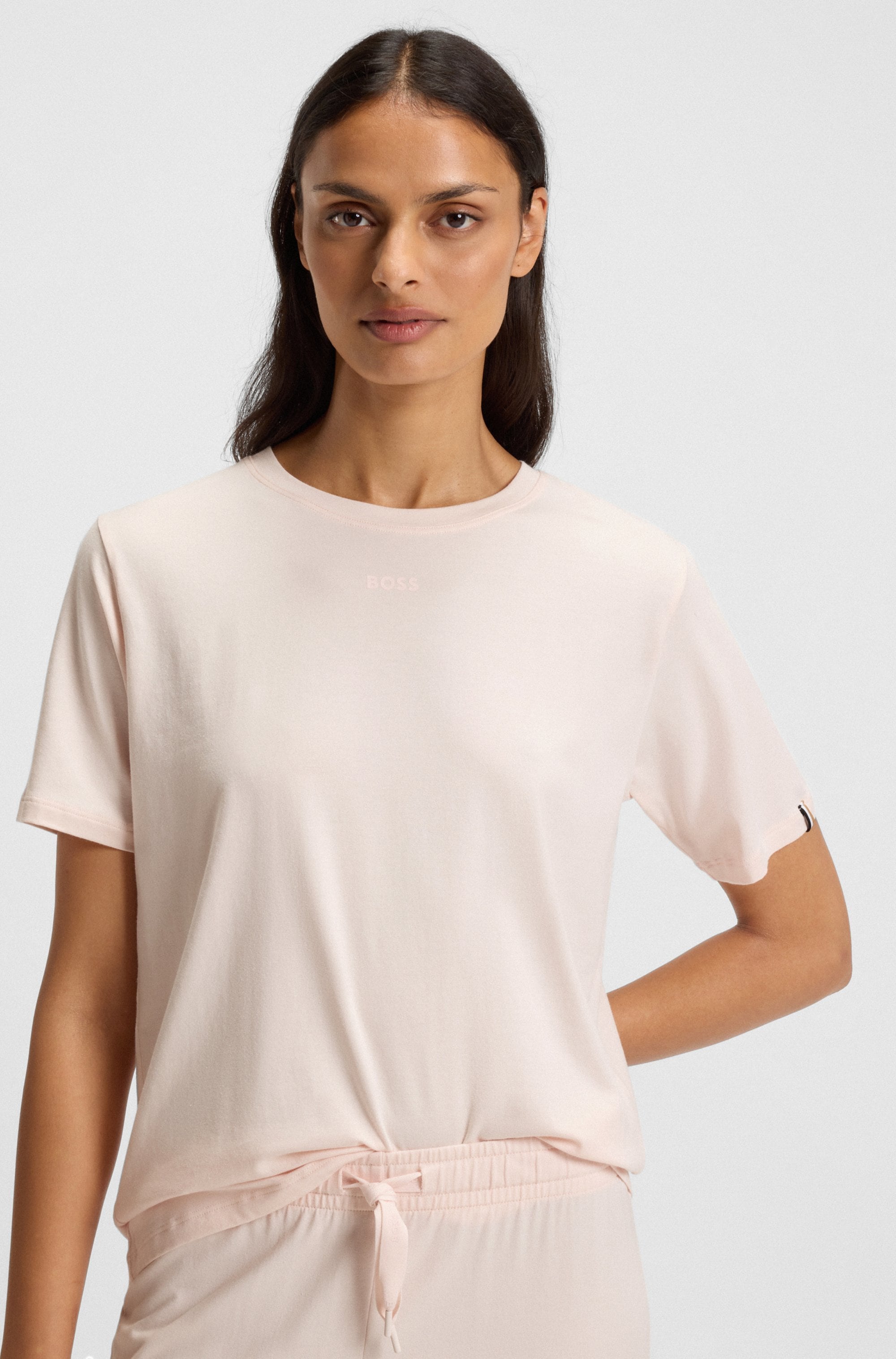 BOSS T-Shirt »CI_T-Shirt«, mit BOSS Logo-Schriftzug & Label