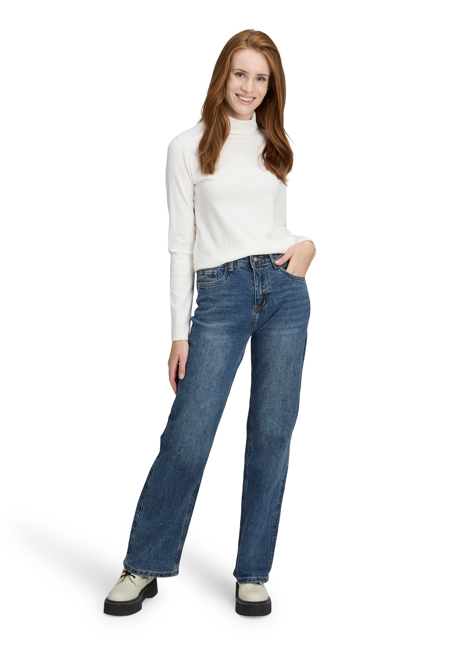Cartoon Stretch-Hose »Stretch-Jeans mit Strass«