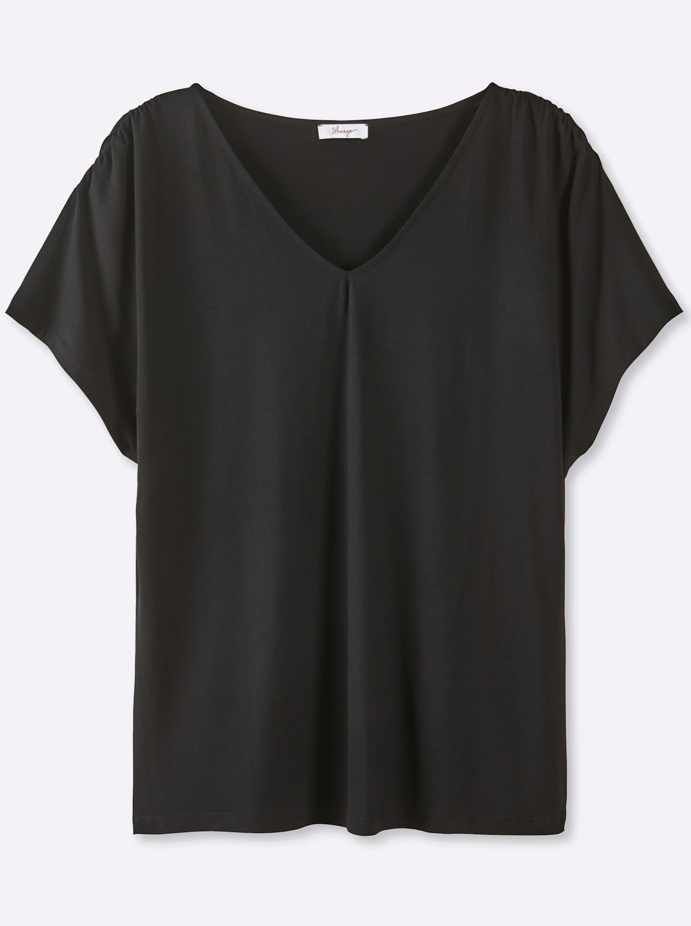 Sheego T-Shirt »Halbarmshirt« 1