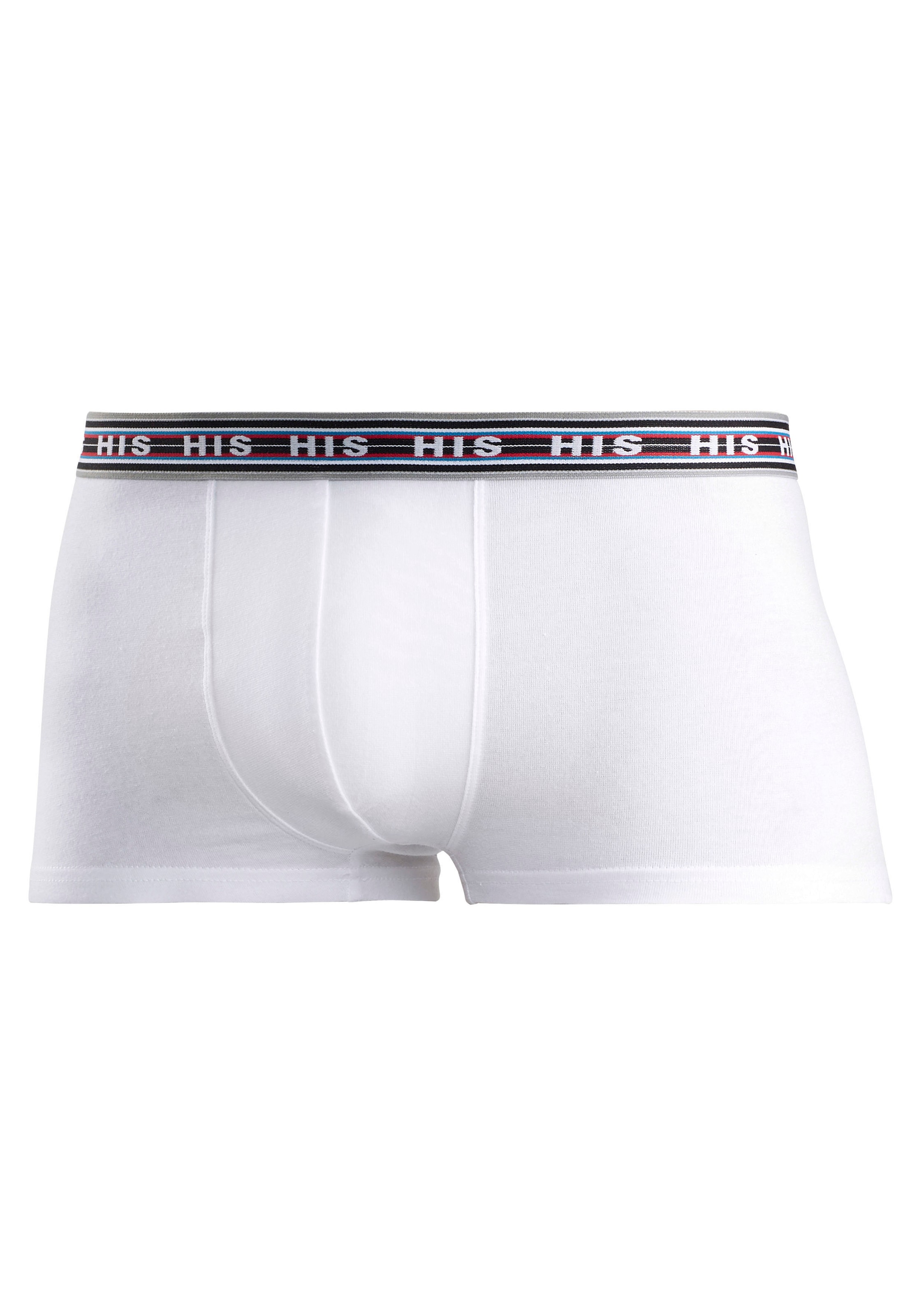 H.I.S Boxershorts, (Packung, 5 St.), in Hipster-Form aus Baumwoll-Stretch