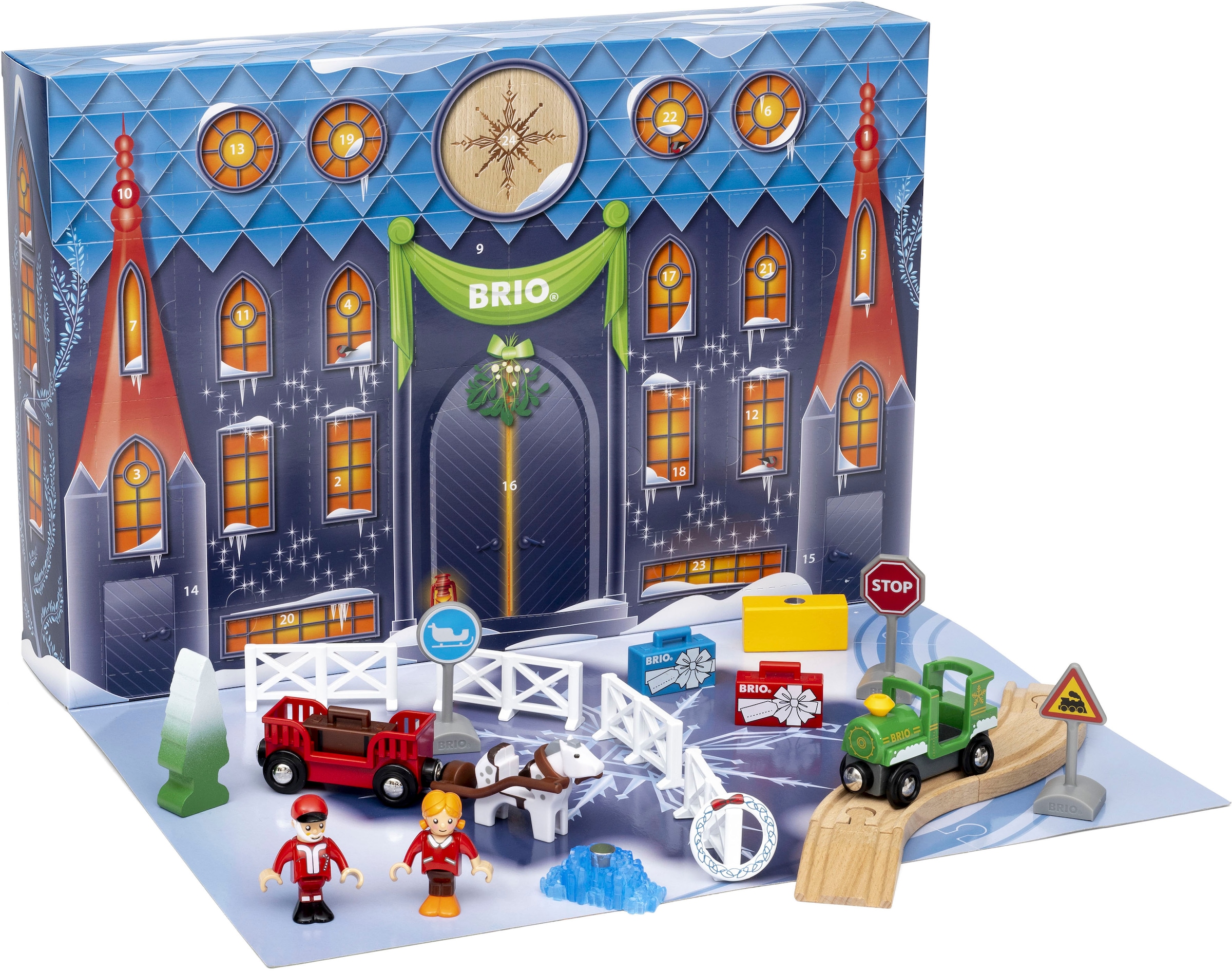 BRIO® Spielzeug-Adventskalender »Holz BRIO«, ab 3 Jahren, FSC® - schützt Wald - weltweit