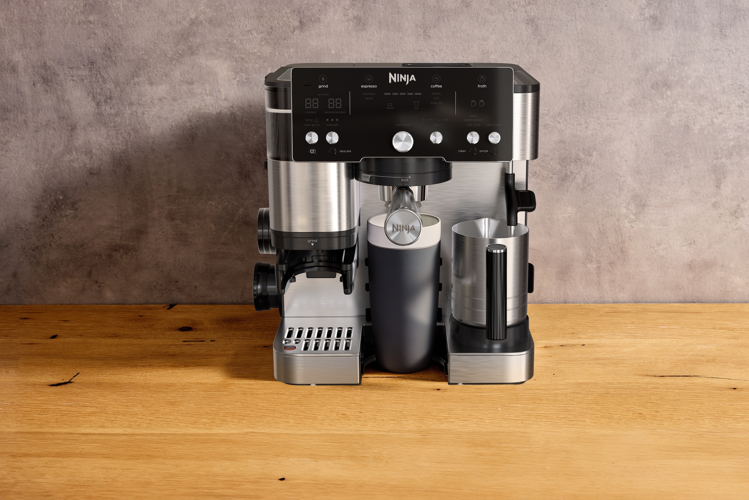 NINJA Espressomaschine »Ninja Luxe Café Essential Kaffeemaschine ES501EU«, Espresso- und Filterkaffeemaschine