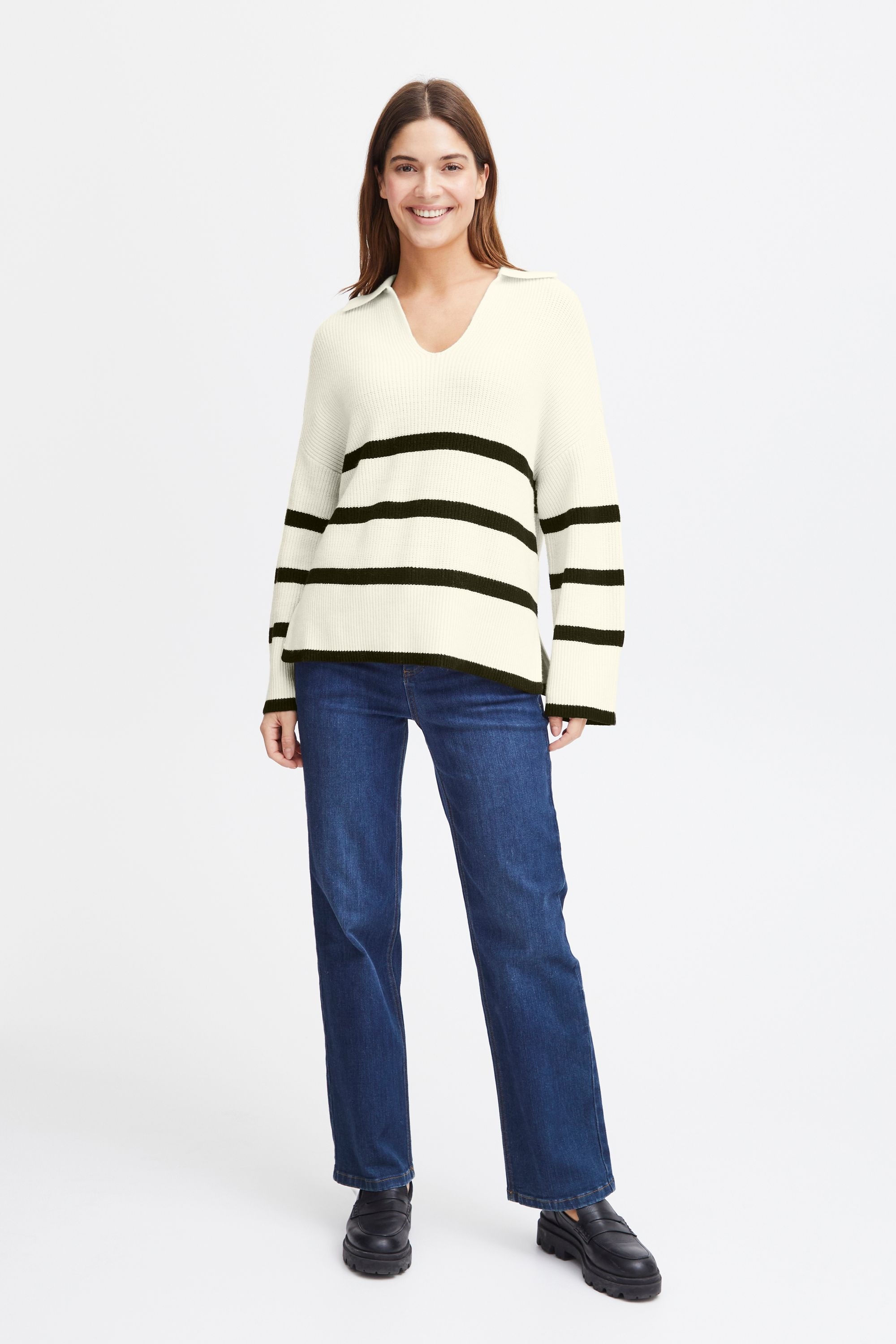 fransa Strickfleece-Pullover »Strickpullover FRAlly«