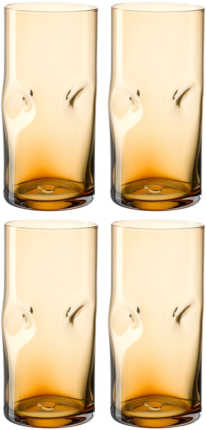 LEONARDO Longdrinkglas »VESUVIO«, (Set, 4 tlg.), 330 ml, 4-teilig
