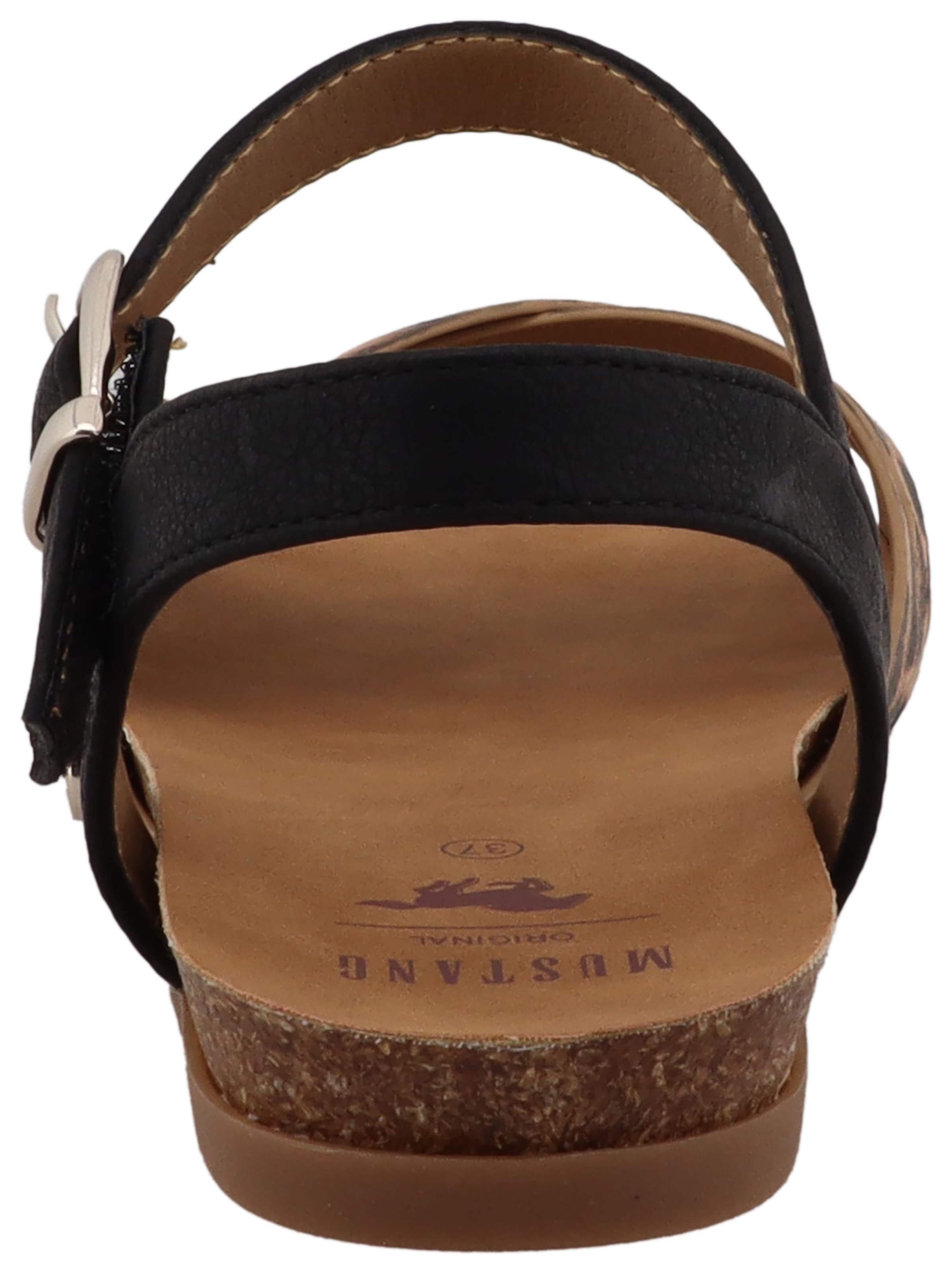 Mustang Shoes Riemchensandale »Nannette«  Sandalette, Sommerschuh mit verstellbarer Schnalle