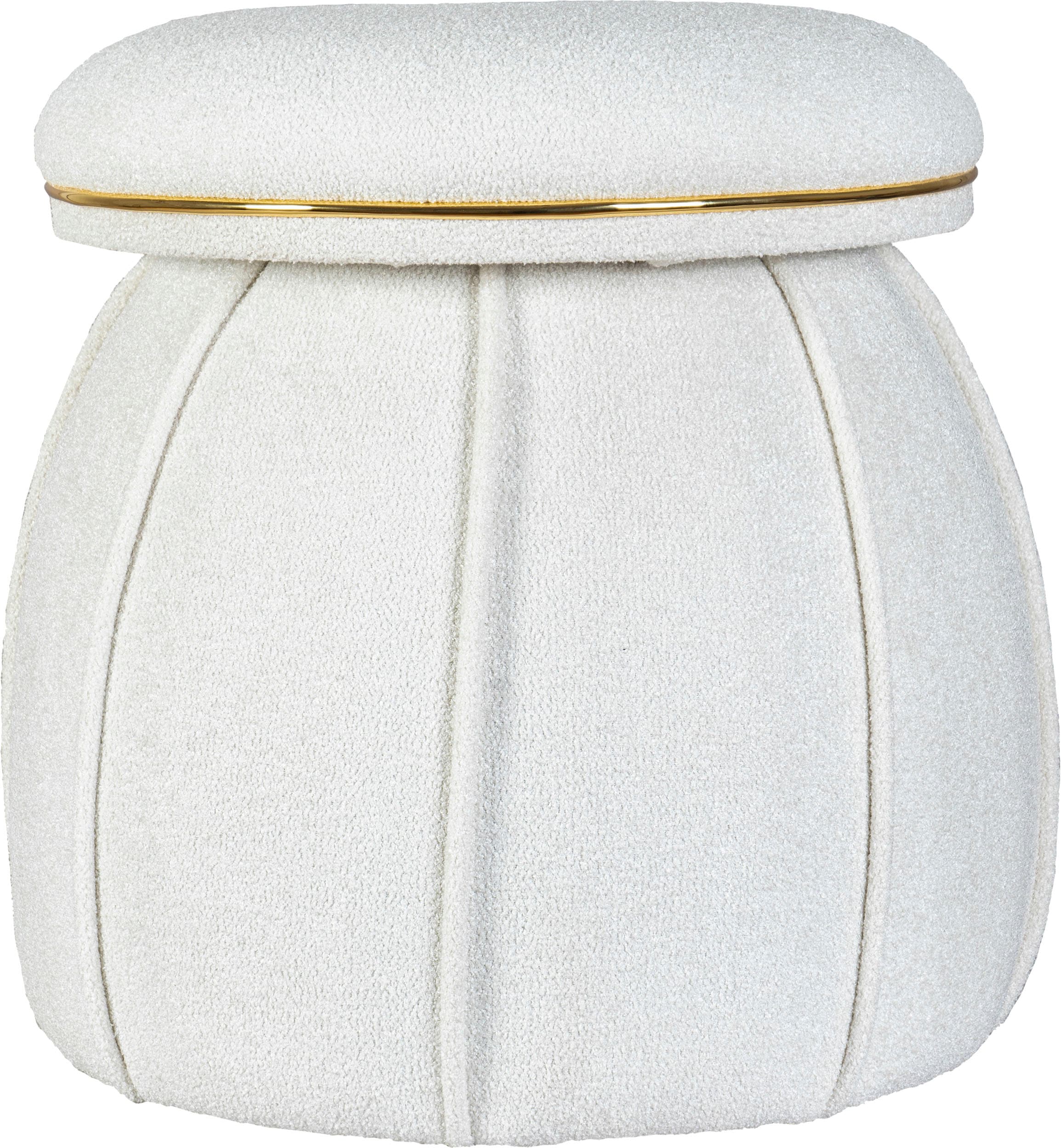 Kayoom Sitzhocker »Hocker Corin,extravagante Form,stilvolle Farben,elegant gesteppter Fuß« 1 Stk. tlg. komfortabel, hochqualitativ, pflegeleicht, sorgfältig verarbeitet