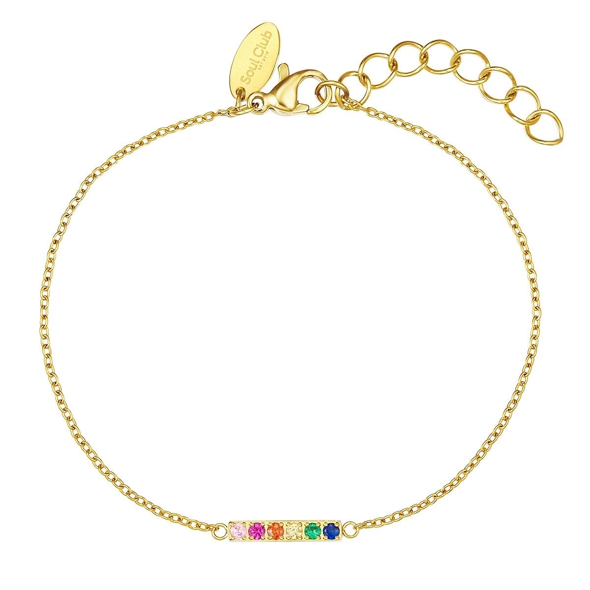 Soul Club Armband »SC262«, (1 tlg.), aus Edelstahl