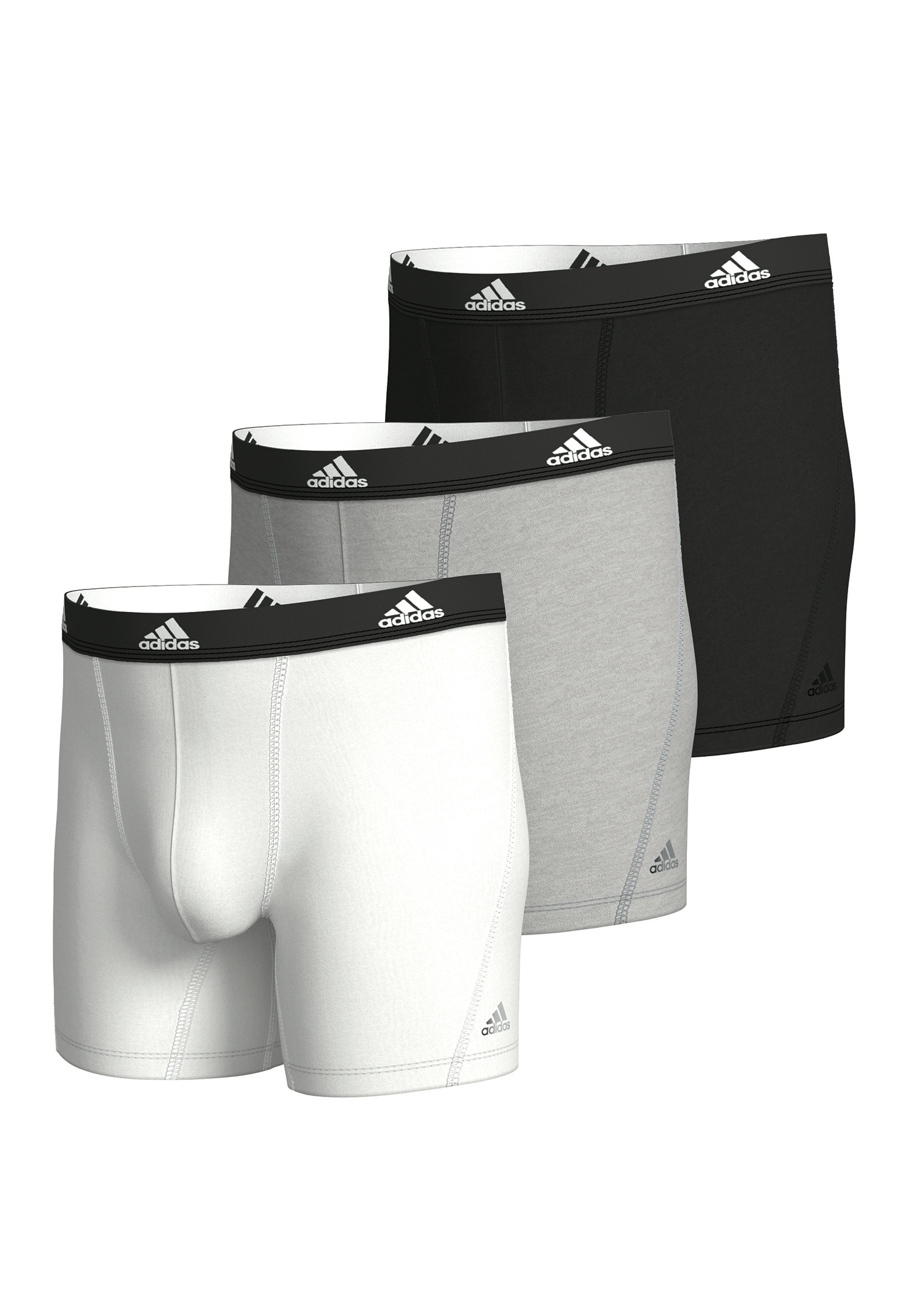 adidas Sportswear Boxershorts »"Active Flex Cotton"«, (3er Pack), mit scheuerfreien und...