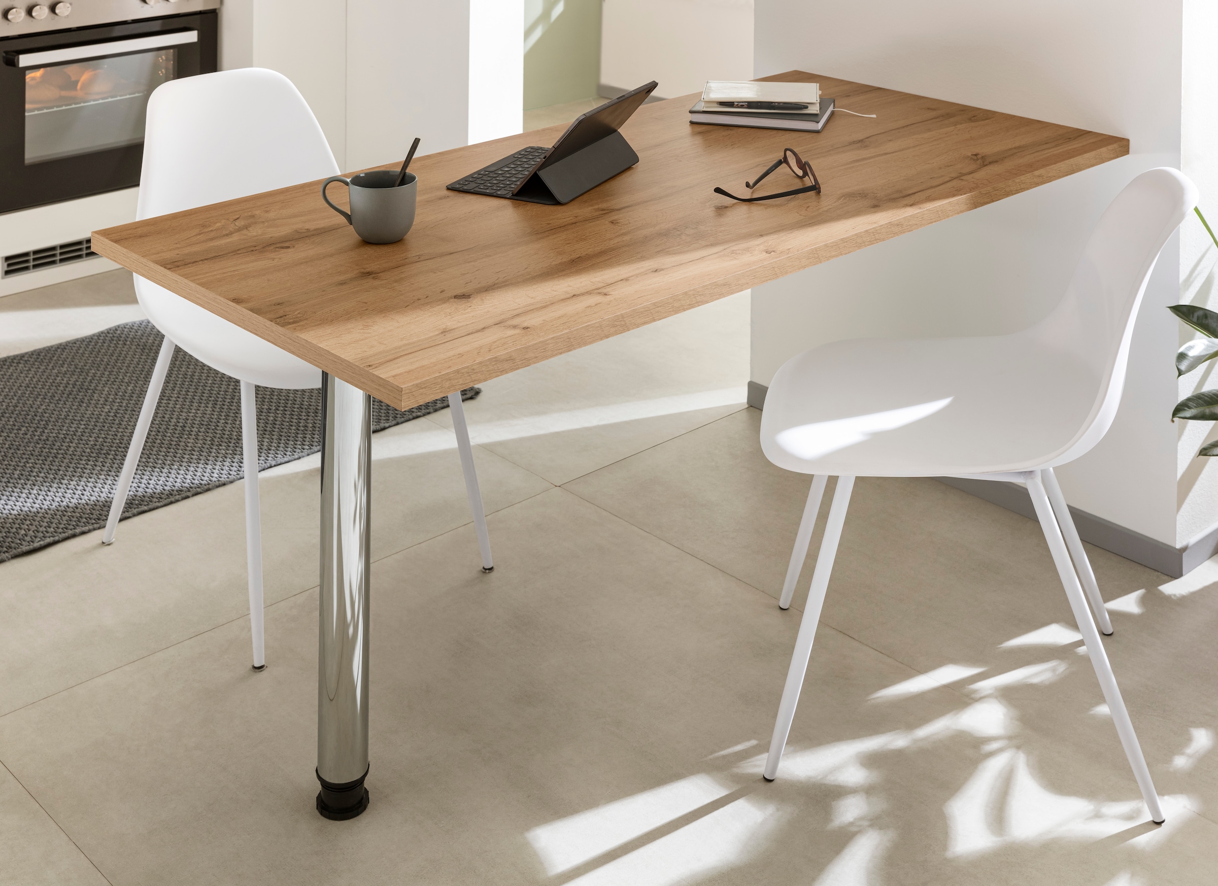HELD MÖBEL Tresentisch »Virginia«, 138 cm breit, ideal für kleine Küchen