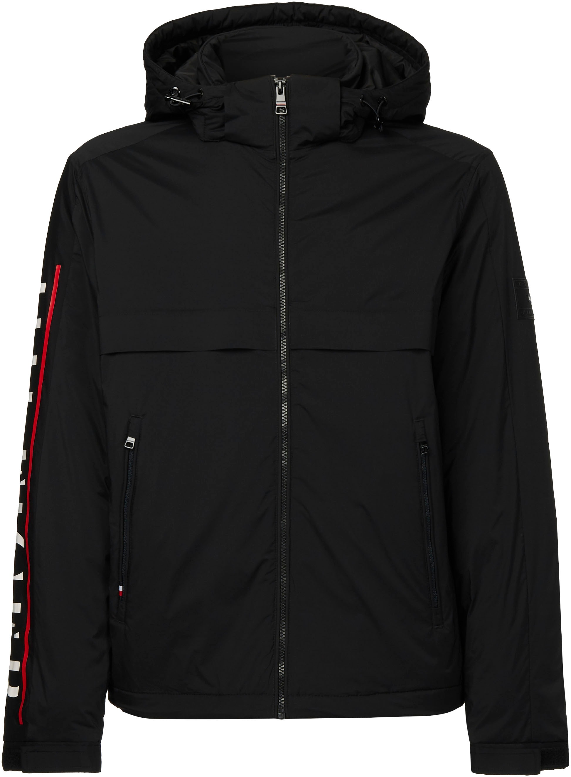 Tommy Hilfiger Kurzjacke »REMOVABLE HOODED LARGE PRINT JKT«