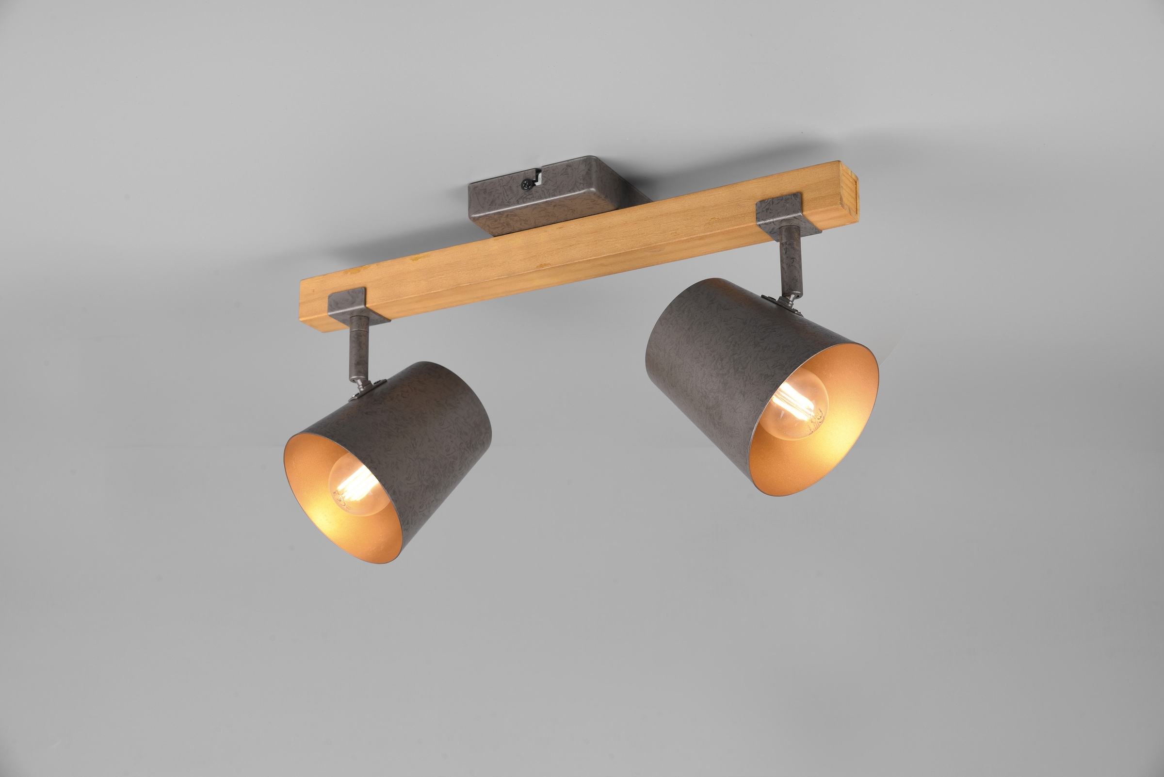 TRIO Leuchten Deckenstrahler »Bell«, 2 flammig-flammig, Spot 2-flammig zur Wand- und Deckenmontage / Leuchtmittel frei wählbar