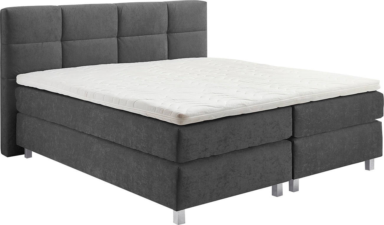 Westfalia Schlafkomfort Boxspringbett wahlweise mit Kaltschaum-Topper