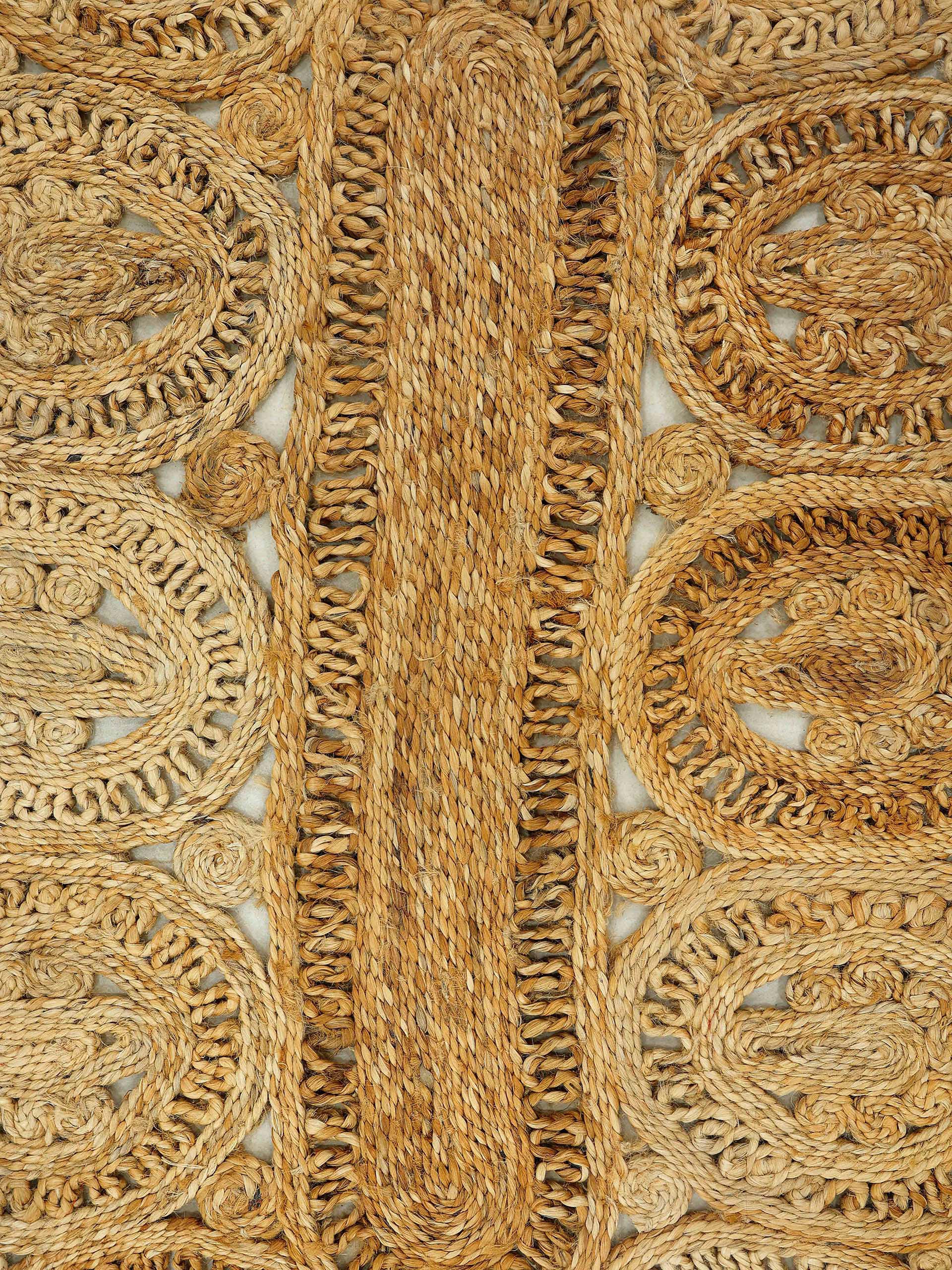 carpetfine Sisalteppich »Juteteppich Liam«, rechteckig, 13 mm Höhe, natürliches Pflanzenmaterial von Hand gewebt, Boho Style