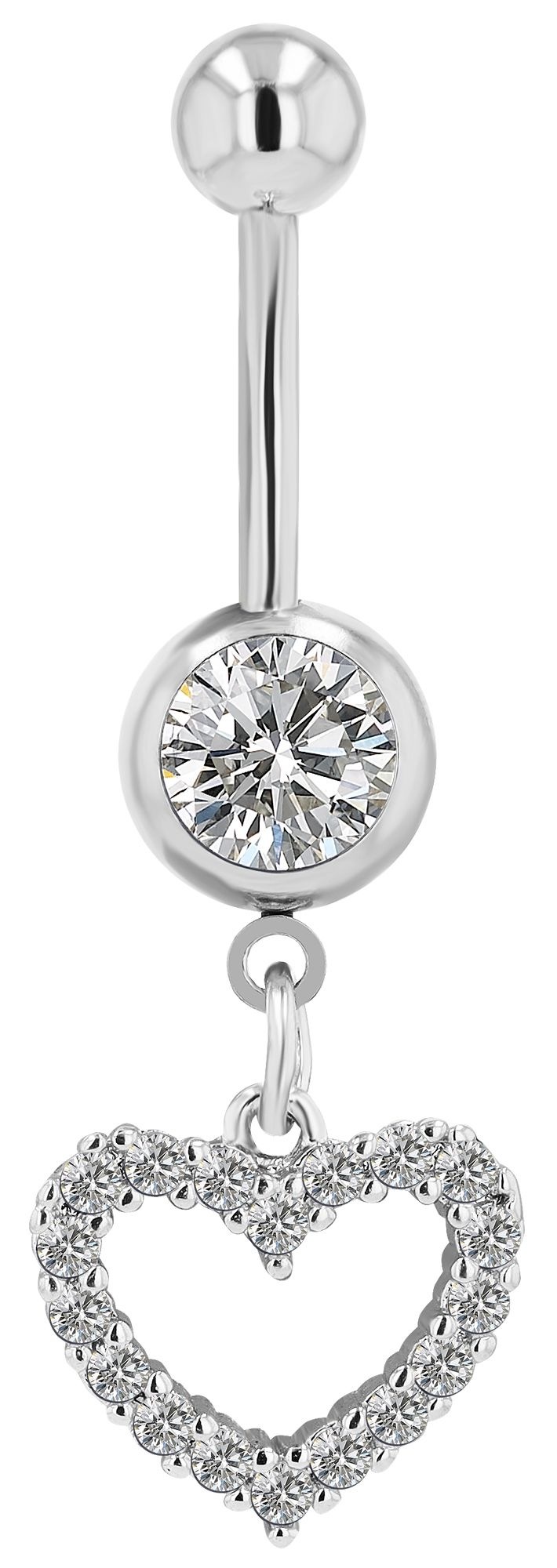 Adelia´s Kettenanhänger »Damen Anhänger ¿ Herzanhänger aus Edelstahl«