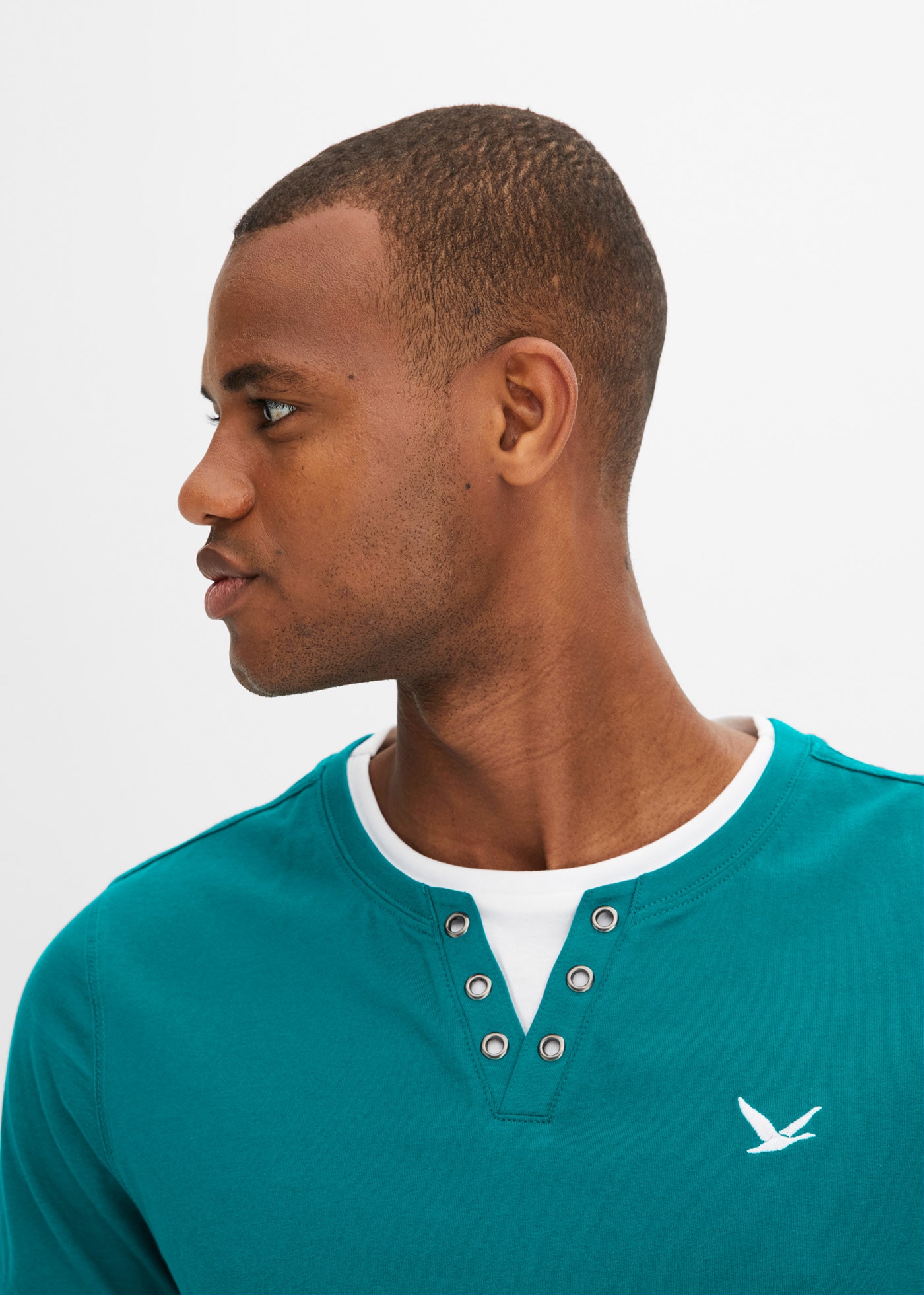 bonprix 2-in-1-Shirt »2 in 1 Shirt, Kurzarm (2er Pack)« Packung, 2, 2 Stk. tlg. 2 in 1 Shirt, Kurzarm (2er Pack)