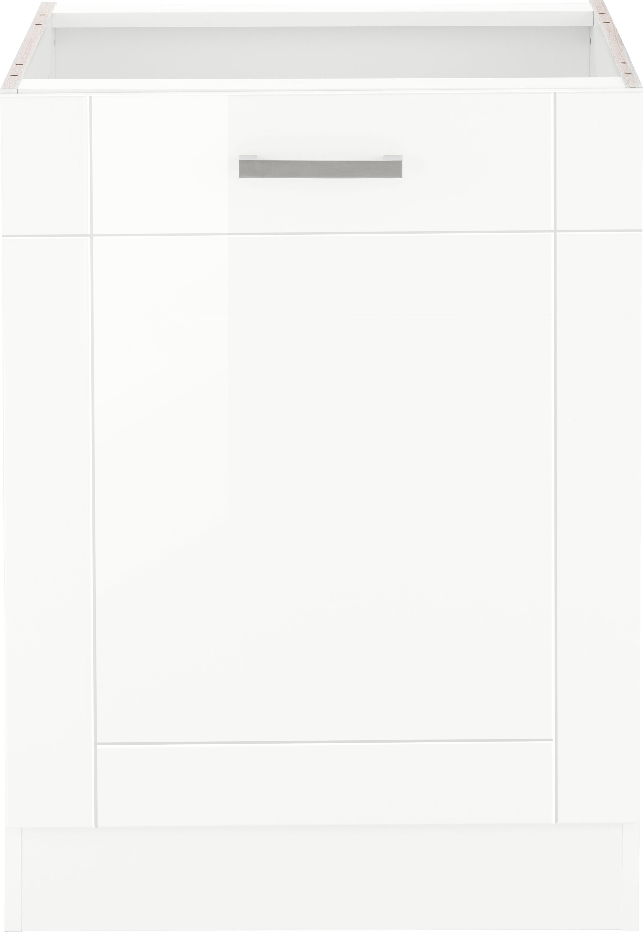 KOCHSTATION Unterschrank »KS-Tinnum« 60 cm breit, MDF-Fronten, Metallgriff