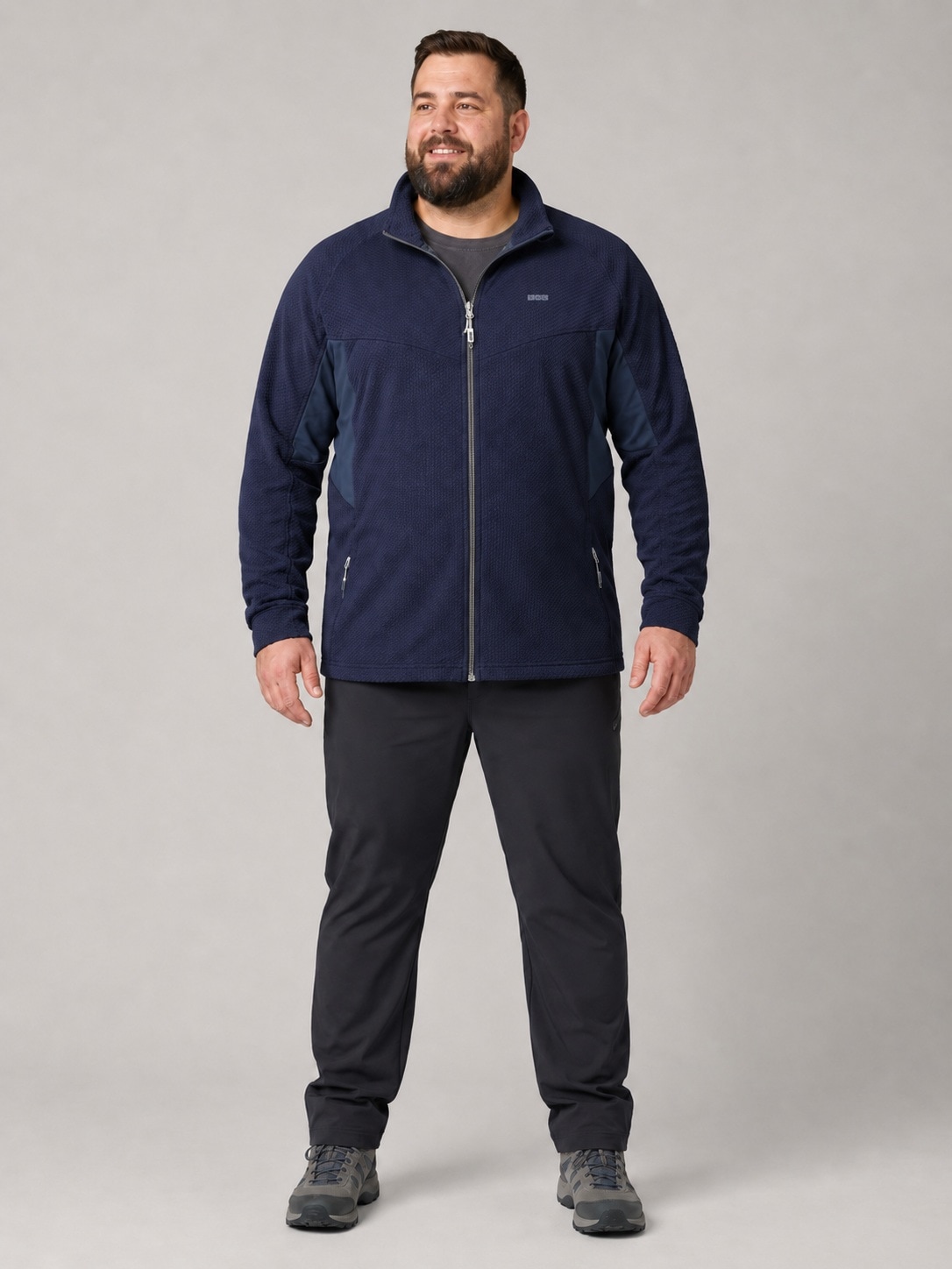 LPO Fleecejacke »Herren Fleecejacke Gerit« ohne Kapuze