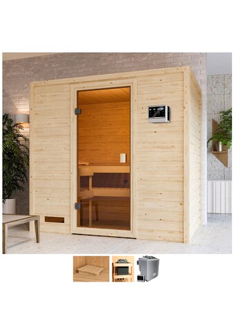 Karibu Sauna »Sunie«, 4,5-kW-Bio-Ofen mit ext. Steuerung kaufen