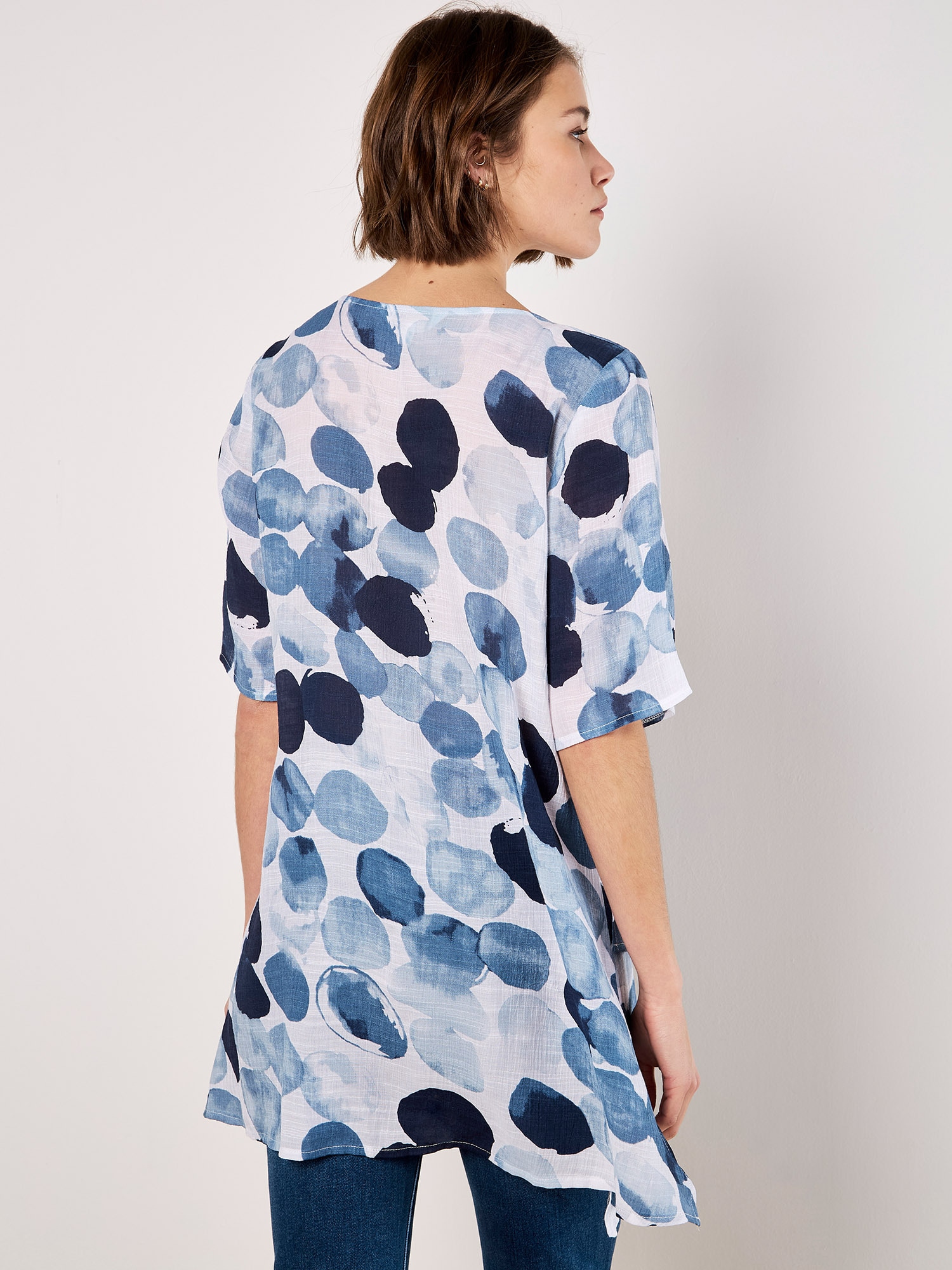 Apricot Longbluse »Bluse« mit Punktedruck