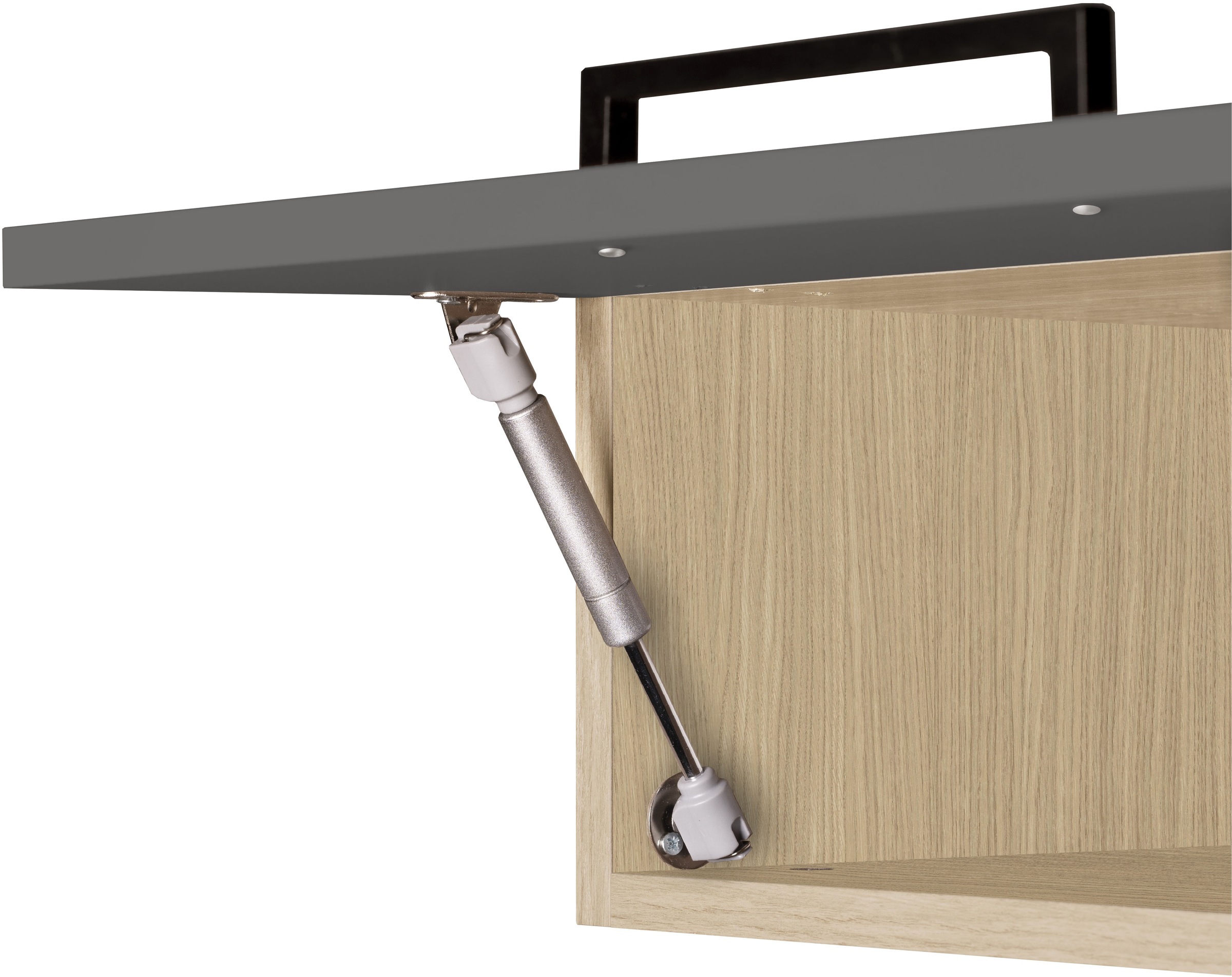 KOCHSTATION Aufsatzschrank »Luna, Hängeschrank, Küchenhängeschrank, Made in Italy« B/T/H: 60×60×20 cm, zusätzlicher Stauraum über der Arbeitsfläche